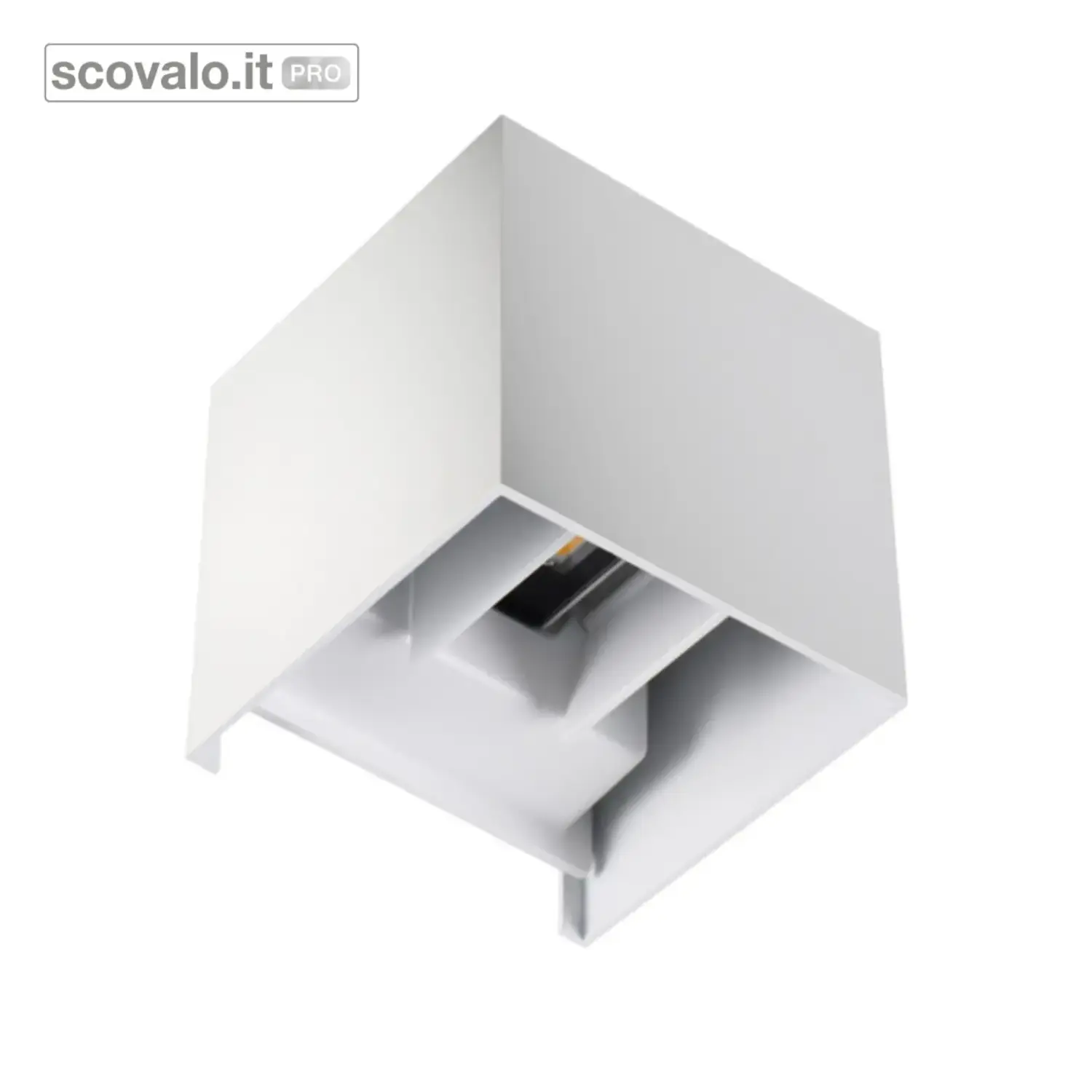 immagine del prodotto Applique Parete LED 7W Quadrata 4000K Bianco Naturale IP54 Alluminio