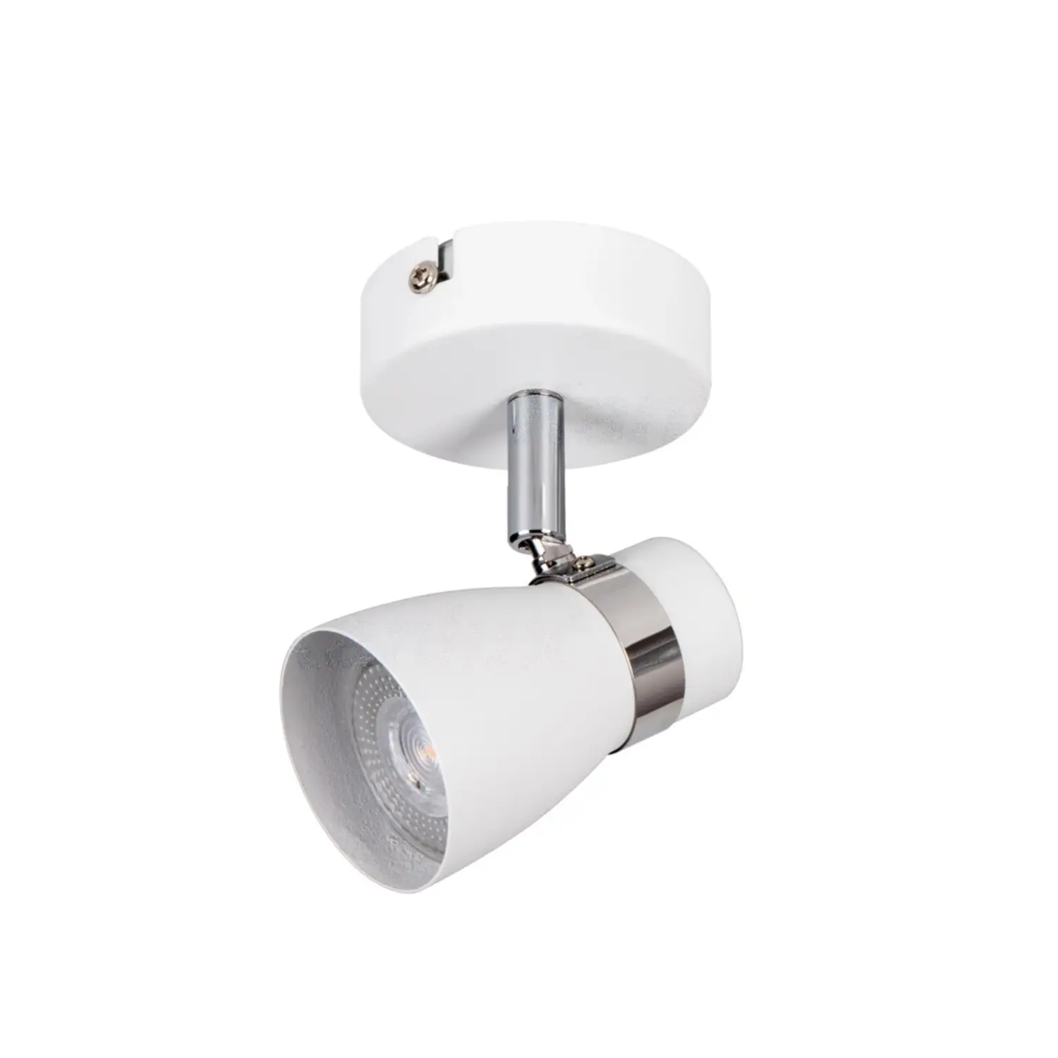 immagine del prodotto lampada faretto parete soffitto enali gu10 bianco 1 luce orientabile
