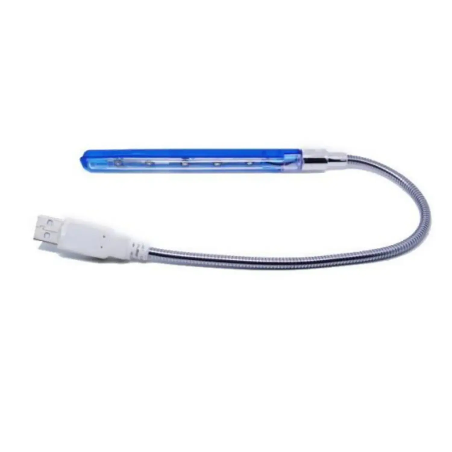 immagine Lampada USB 5 LED con Braccio Flessibile per PC e Notebook Portatile