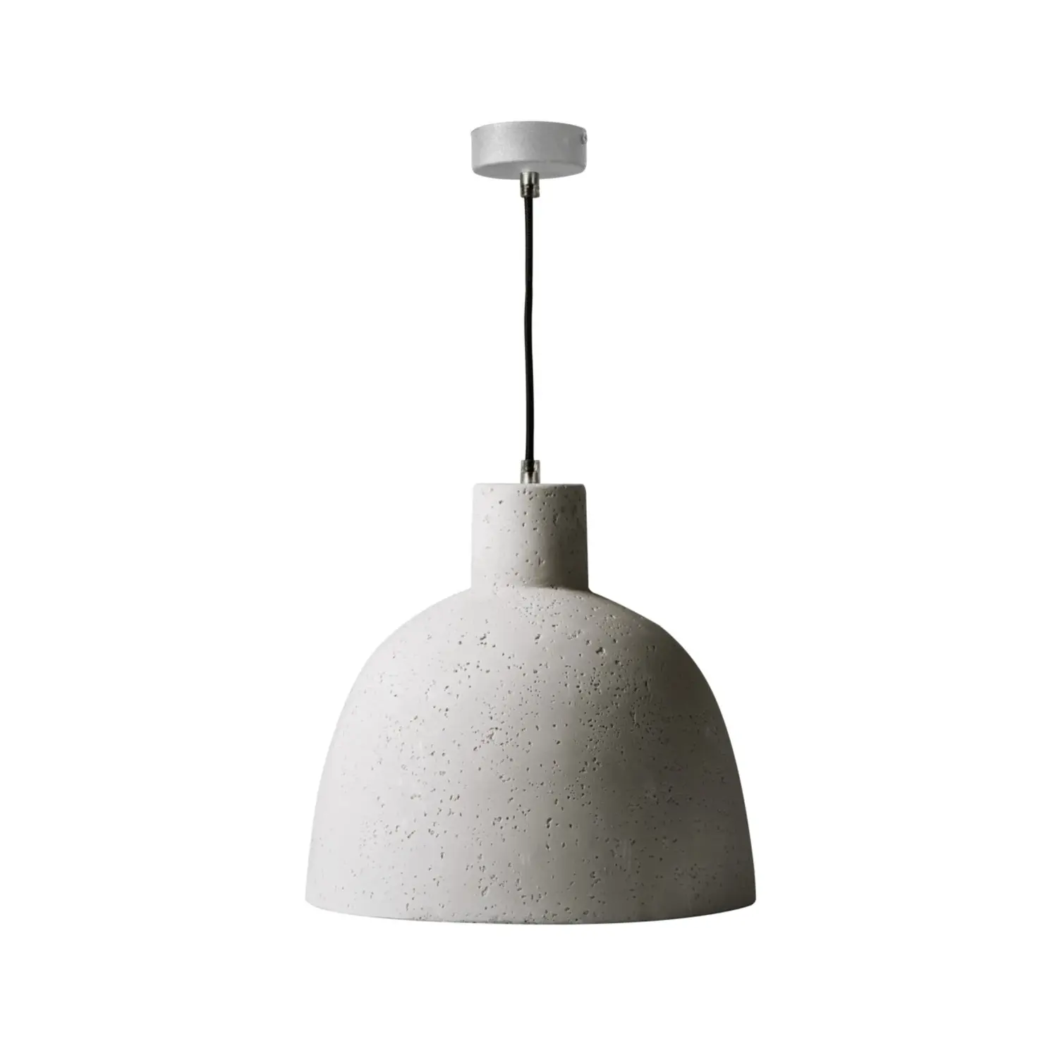 immagine del prodotto lampadario lampada a sospensione ogiva calcestruzzo e27 grigio