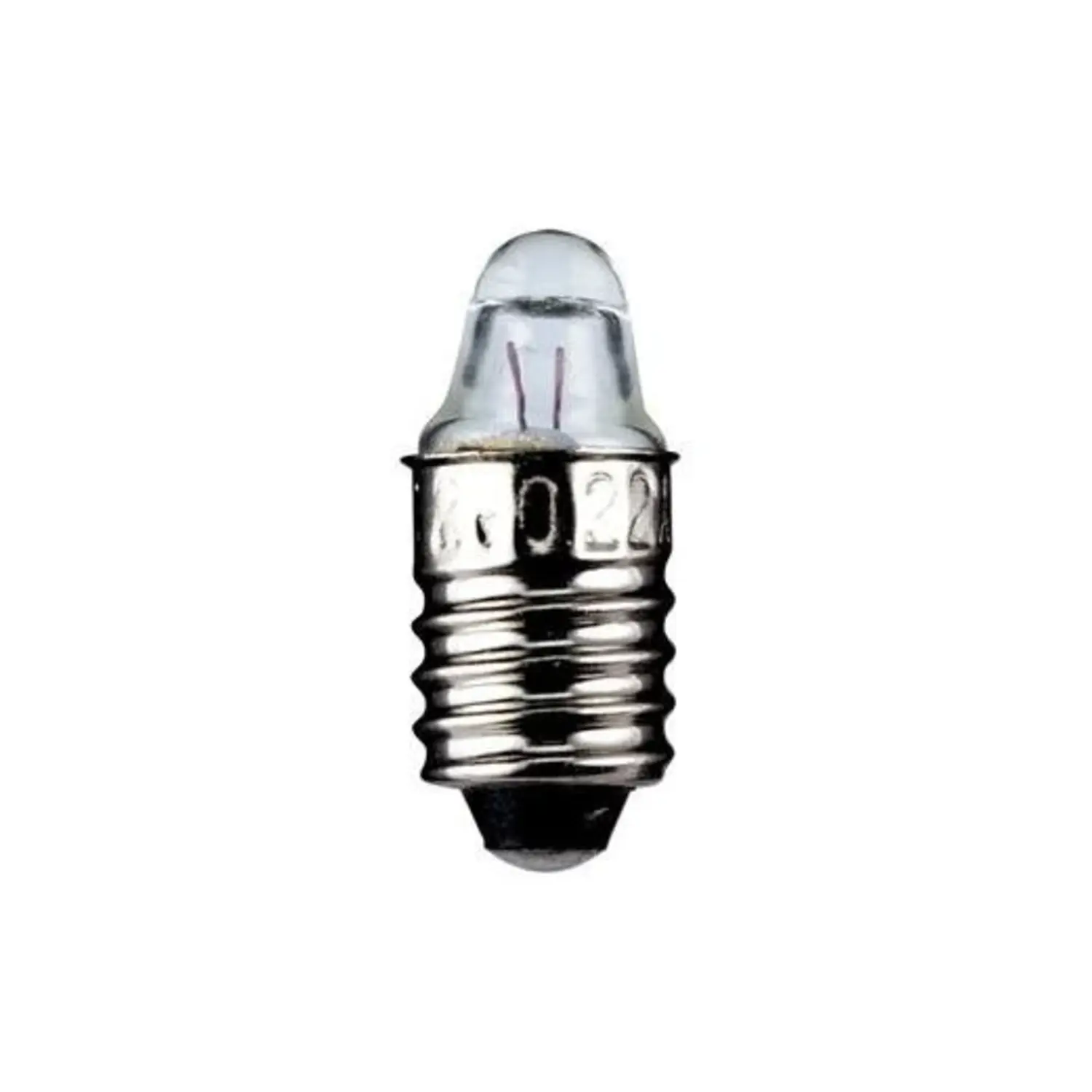 immagine lampadina a faretto appuntita miniatura modellismo e10 0,25 watt 2,5 volt