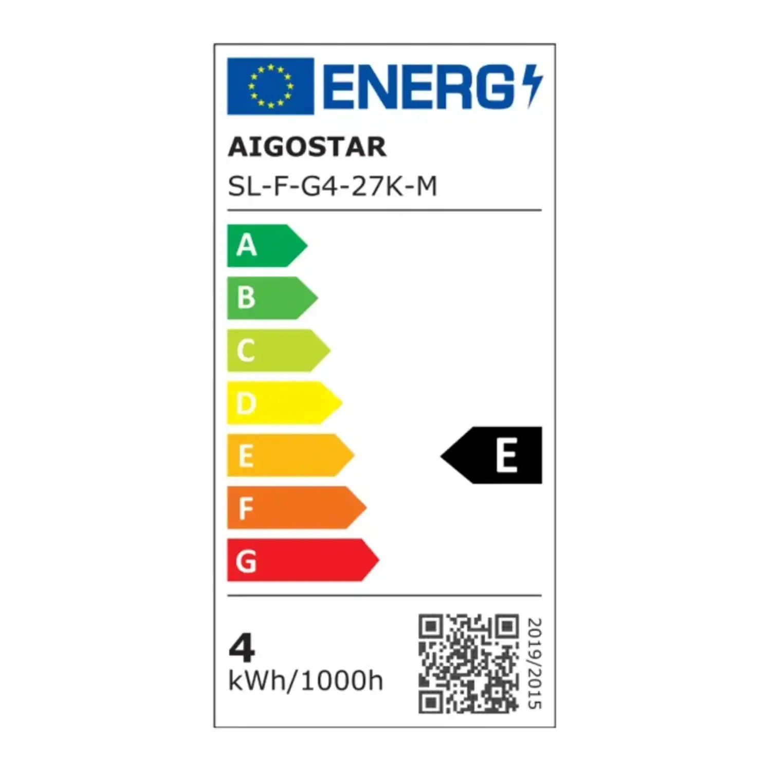 immagine Lampadina LED G45 E27 4W 2700K Bianco Caldo Trasparente Filamento 470lm