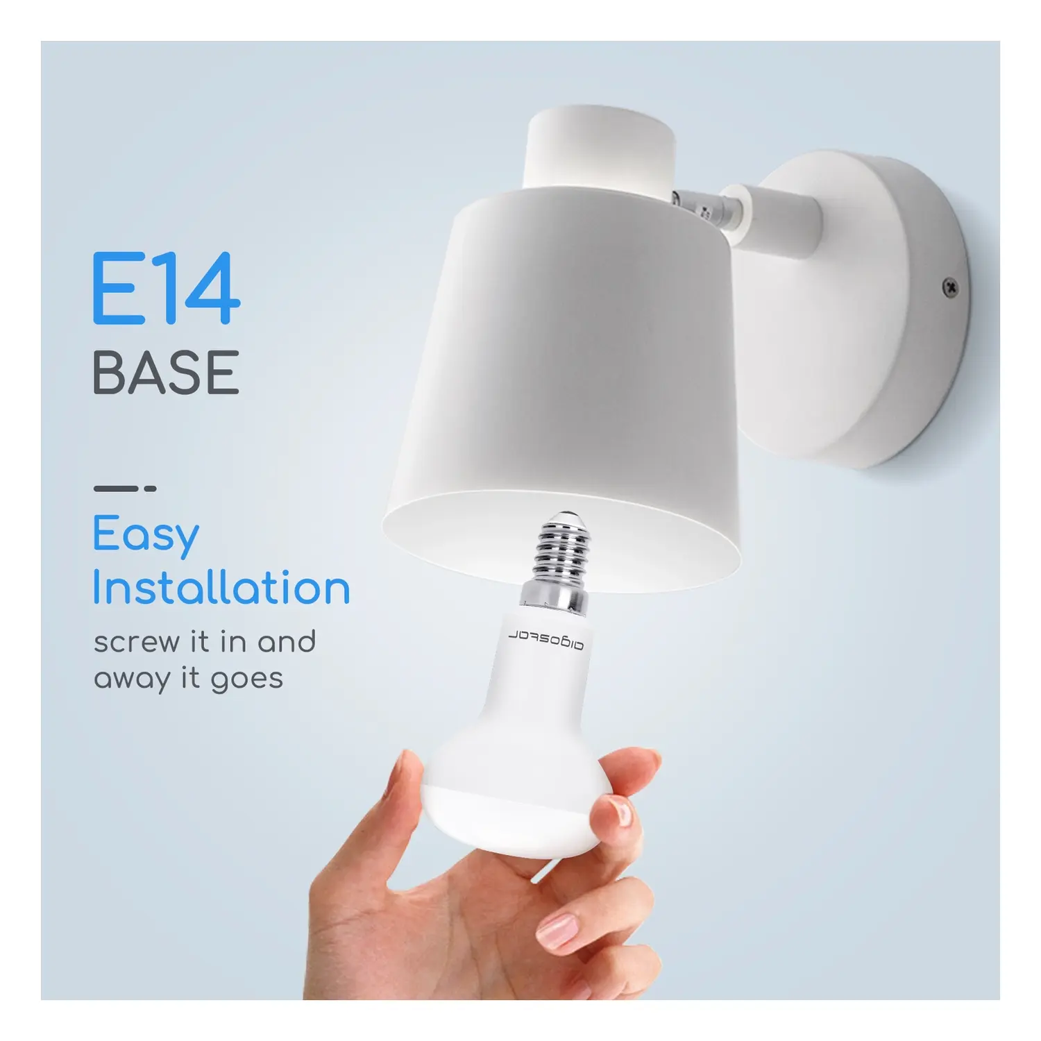 immagine Lampadina a globo LED R50 e14 7 watt bianco freddo