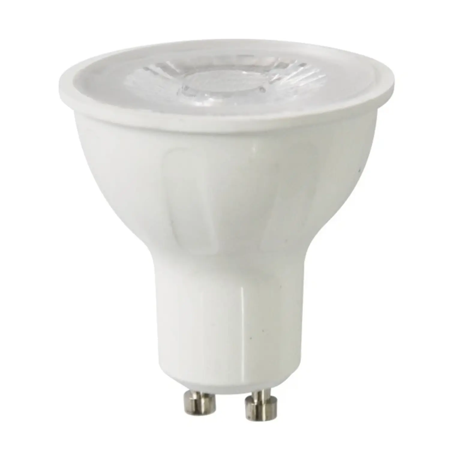 immagine lampadina led spot porta faretto angolo stretto 38° cob gu10 6 watt bianco caldo