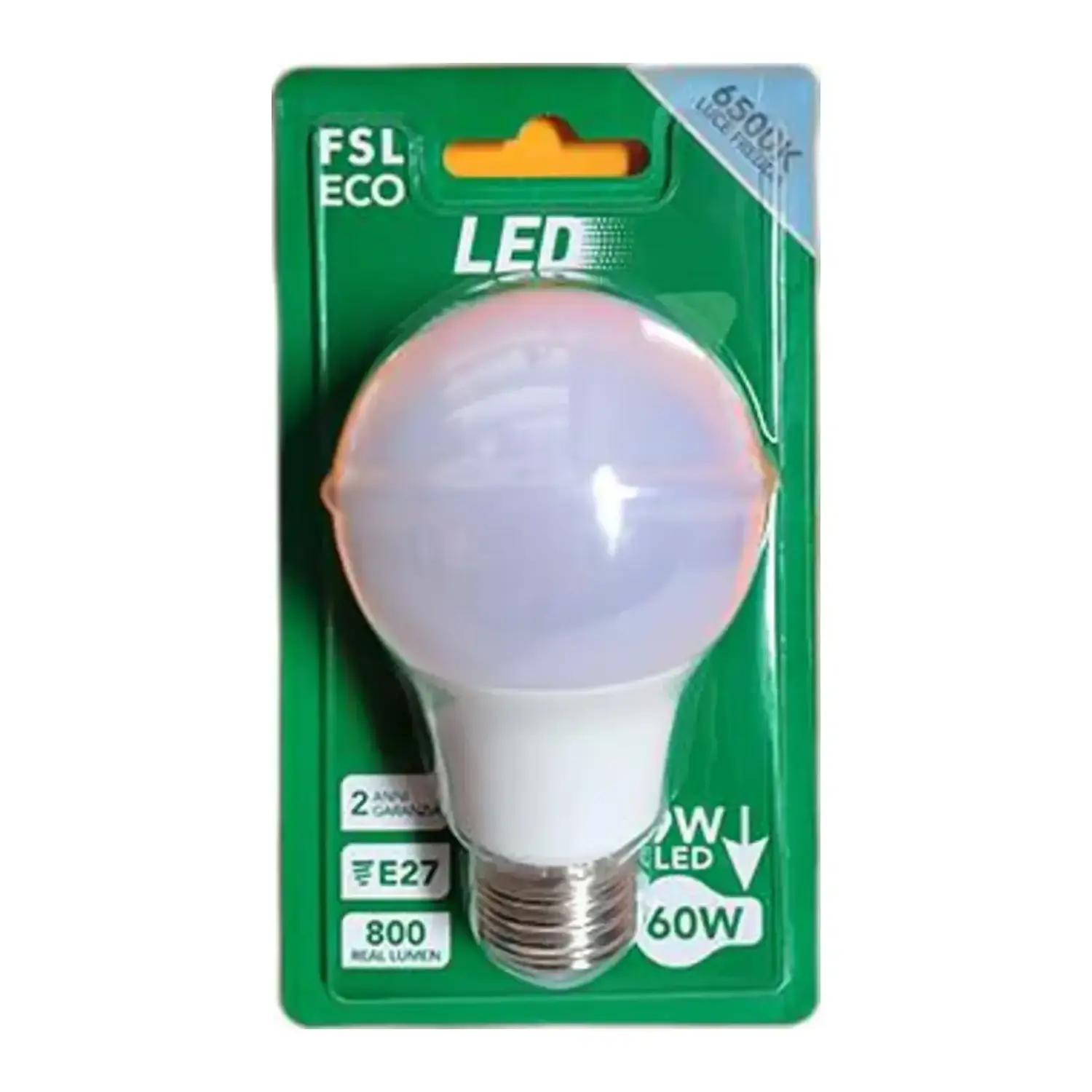 immagine del prodotto lampadina eco led e27 9 watt bianco freddo