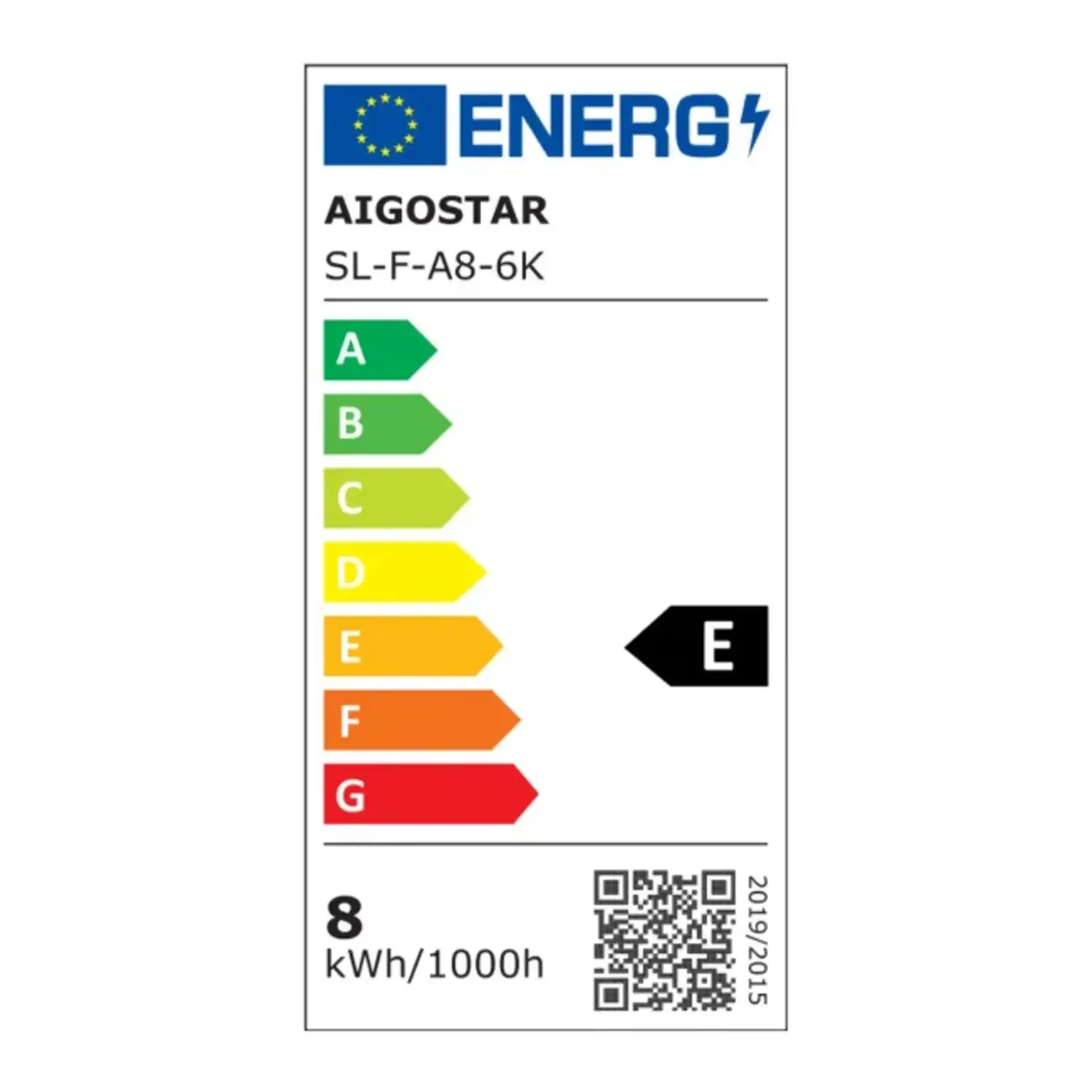 immagine lampadina filo led a60 e27 8 watt bianco freddo