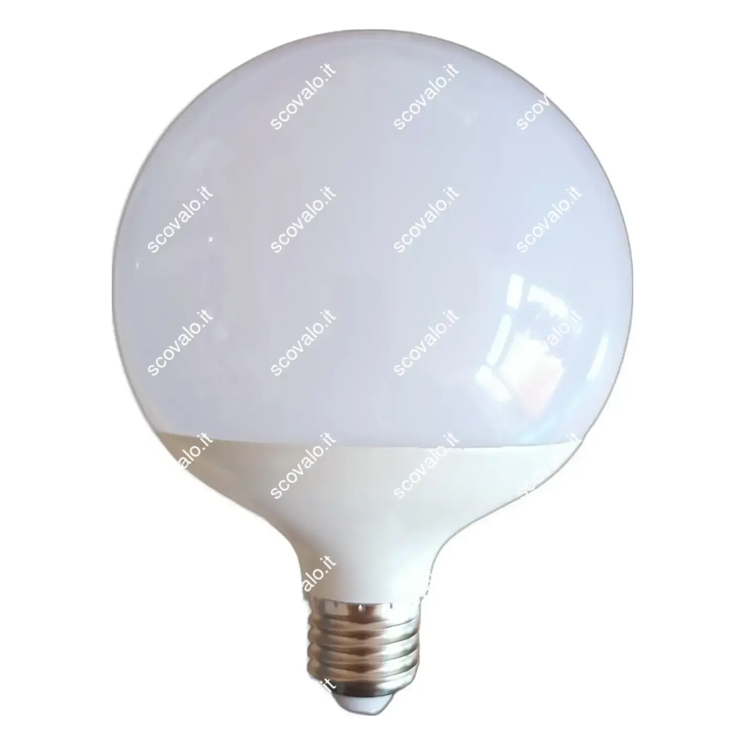 immagine lampadina globo lampada led a sfera 120 e27 24 watt bianco freddo