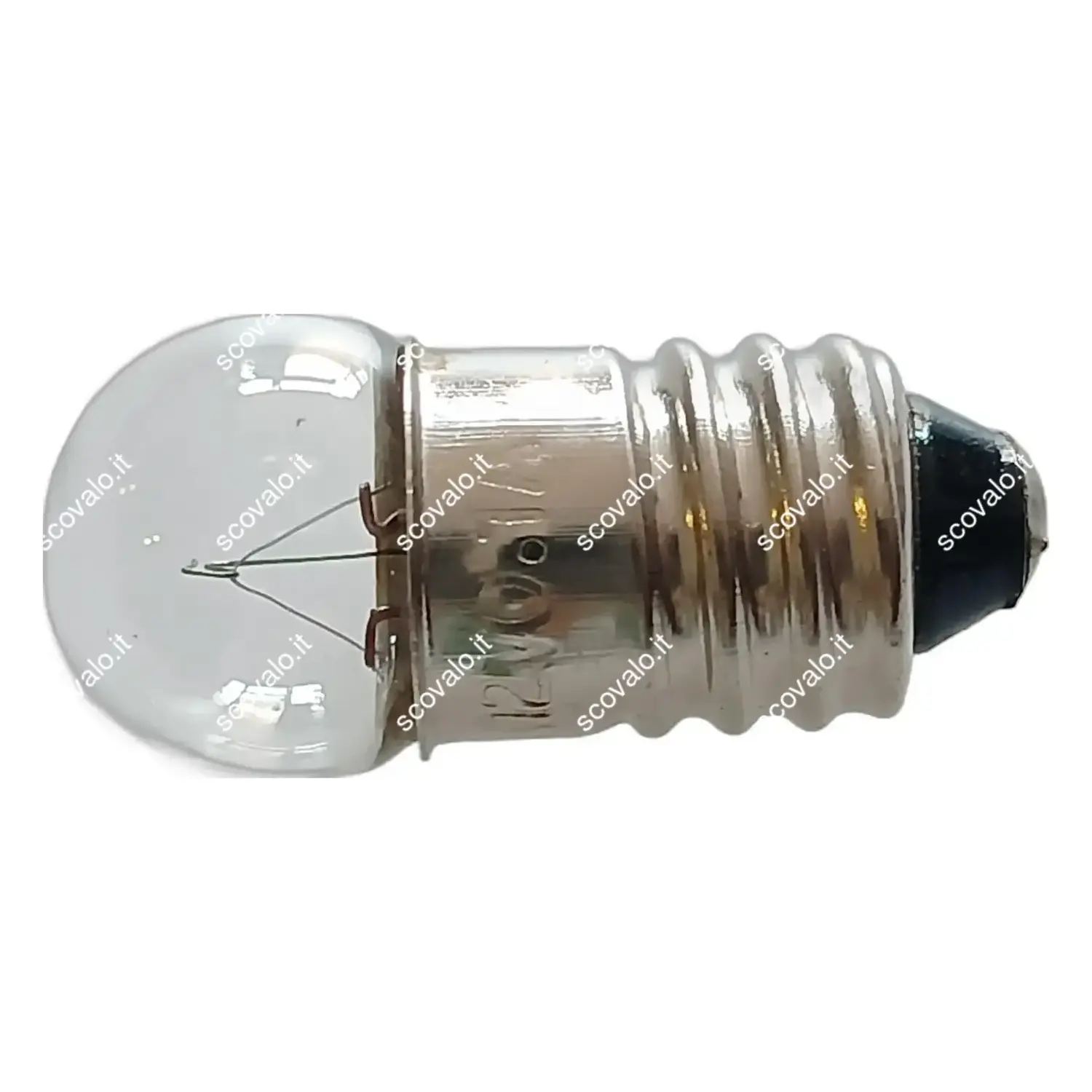 immagine lampadina globulare sferetta chiara modellismo presepe e10 1,20 watt 12 volt