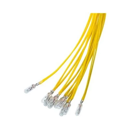 immagine del prodotto lampadina in miniatura supporto di plastica CE bianco caldo 1 pezzo 14 volt 1,10 watt wnt 9401