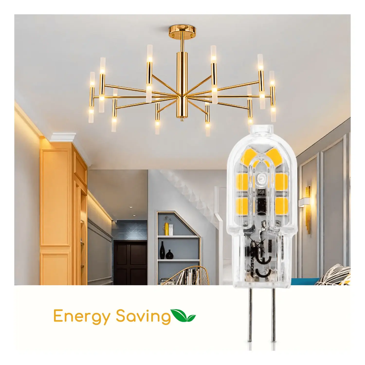 immagine Lampadina led 1,30 watt bianco caldo