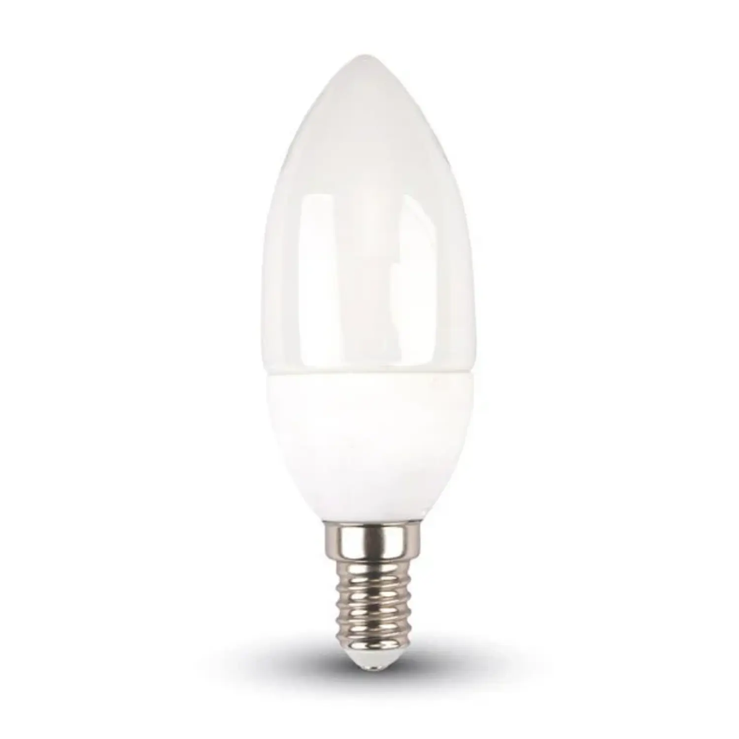 immagine del prodotto lampadina led candela oliva e14 5,50 watt bianco freddo