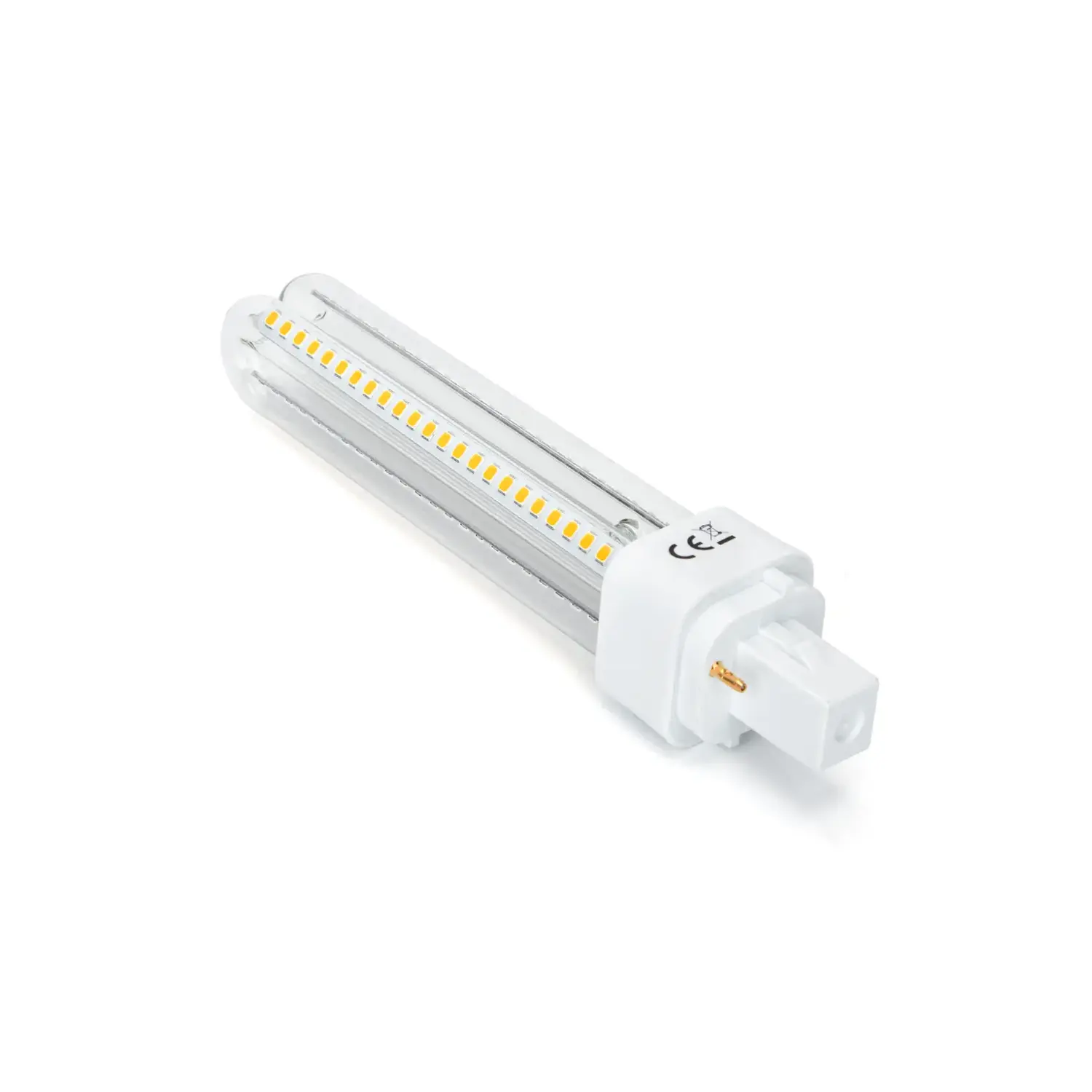 immagine Lampadina LED a forma di 2U PLC 15W 3000k G24d-3