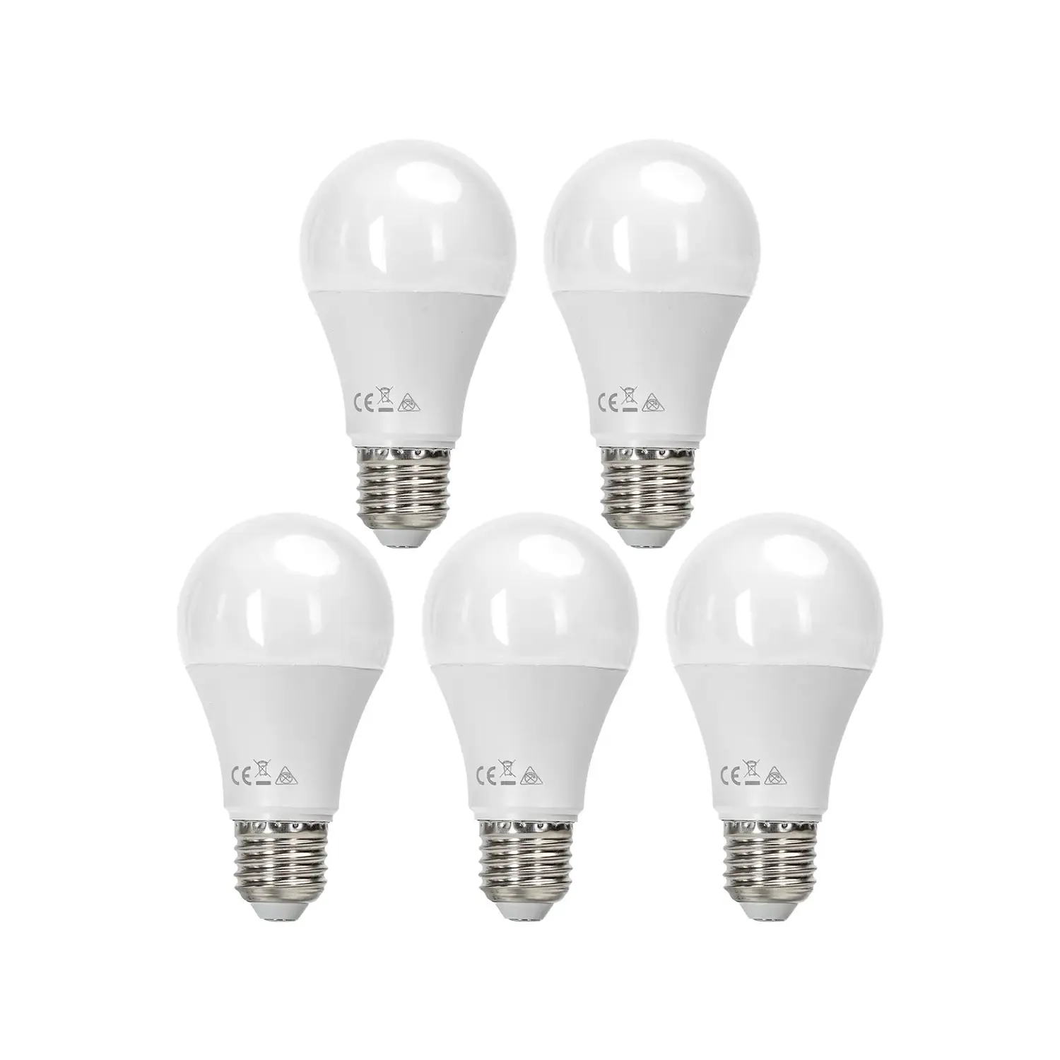 immagine lampadina led A60 bulbo classico e27 12 watt bianco naturale 5 pezzi