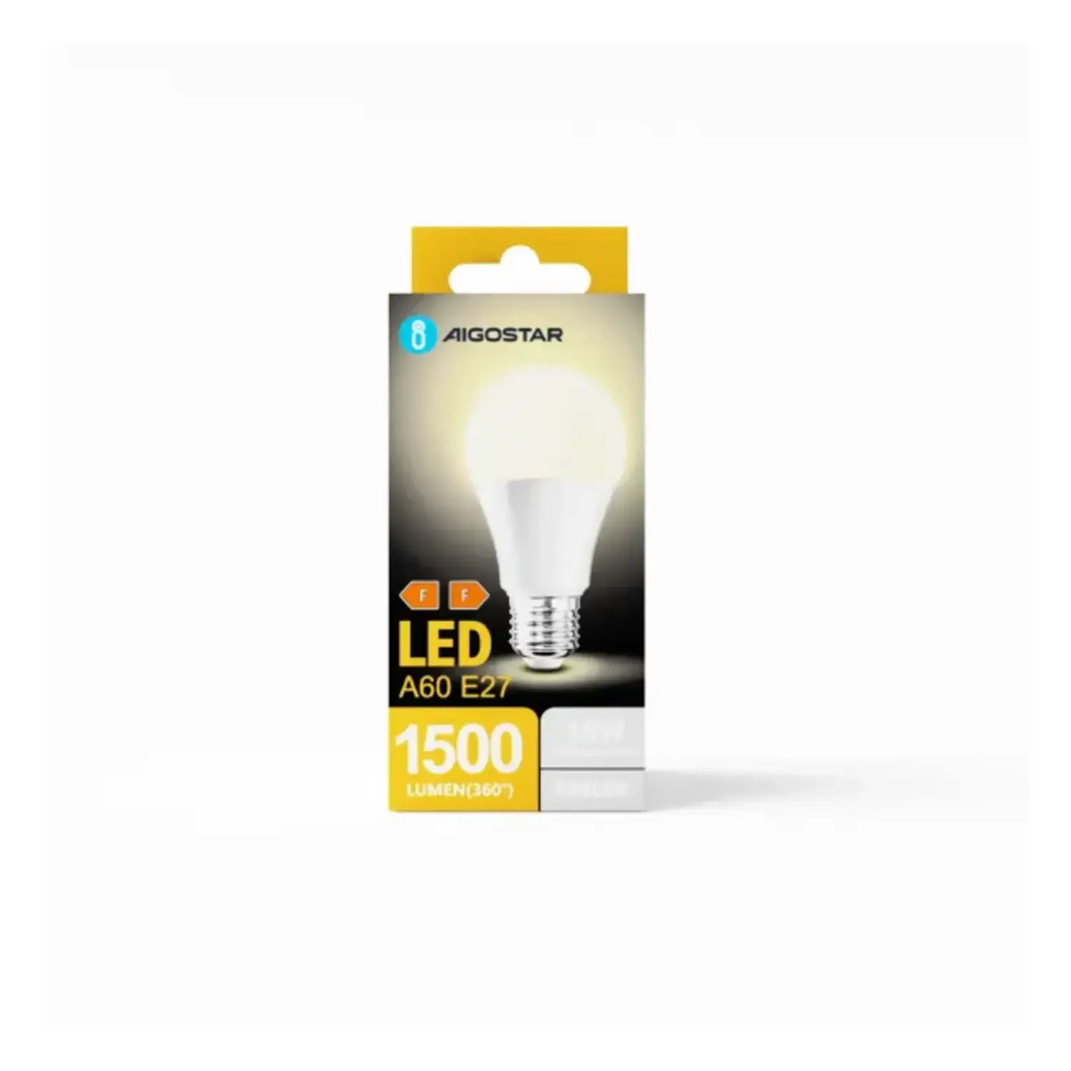 immagine Lampadina LED A60 E27 15W 1500lm Bianco Caldo 3000K Bulbo Classico