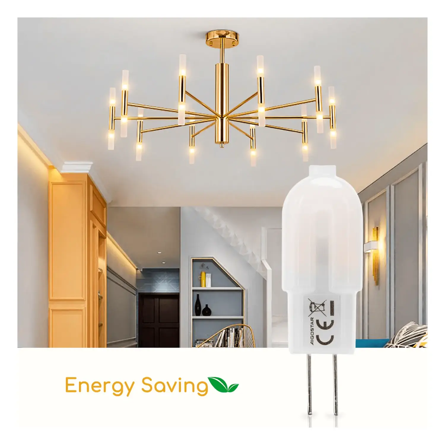 immagine Lampadina led bianco latte g4 1,30 watt bianco caldo