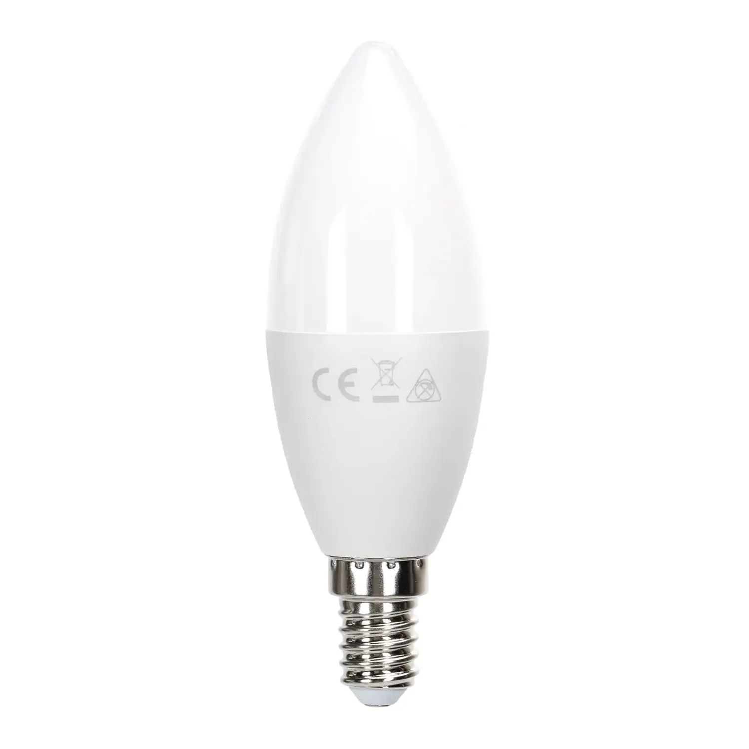 immagine lampadina led C37 e27 11 watt bianco freddo busta plastica