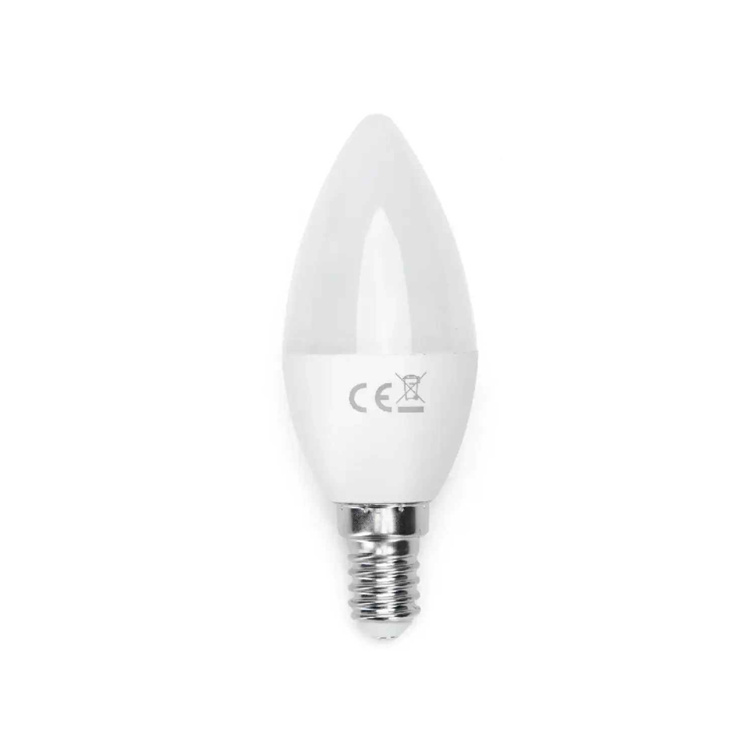 immagine lampadina led candela C37 e14 10 watt bianco caldo