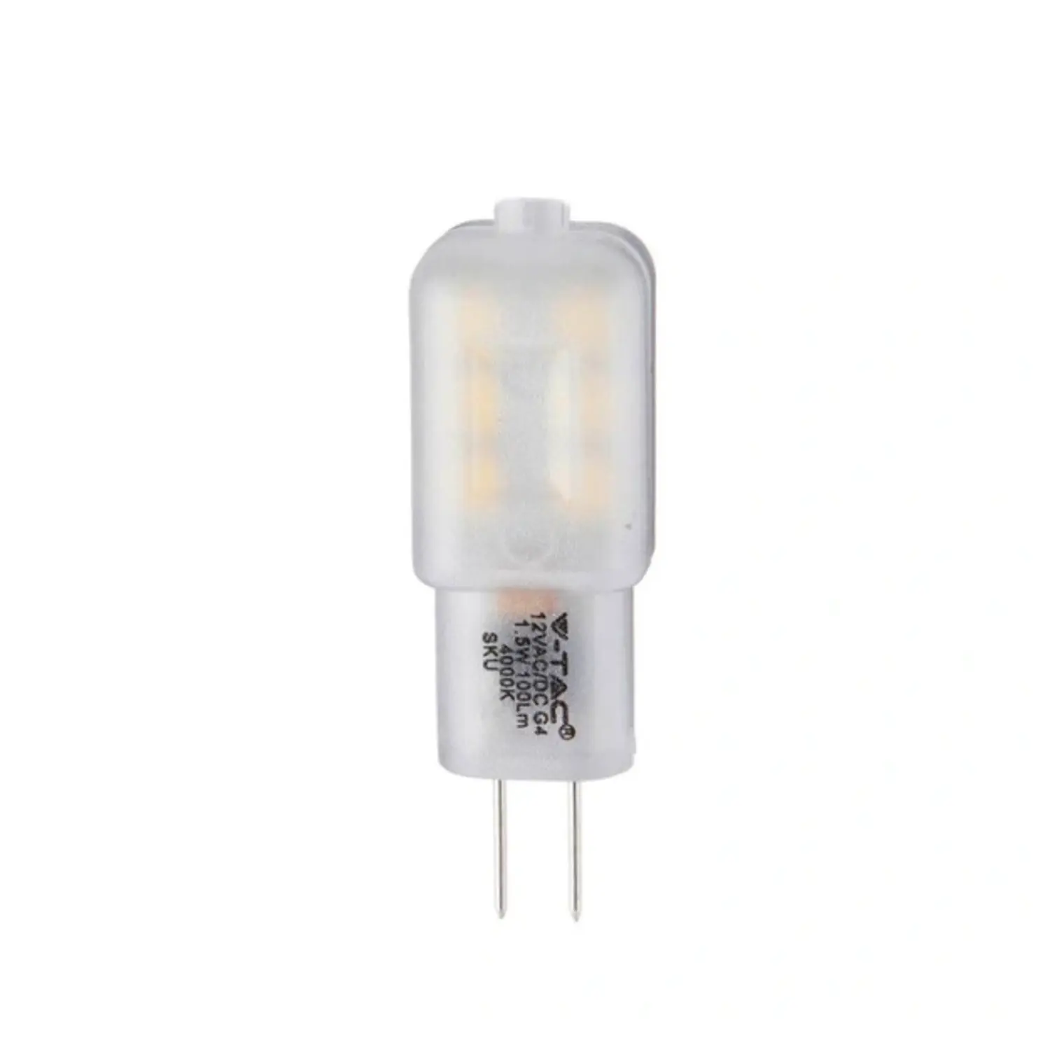 immagine del prodotto lampadina led chip samsung 12 volt dc o ac 1,50 watt bianco naturale