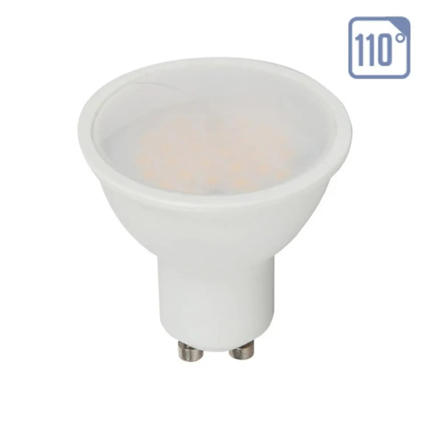 immagine del prodotto lampadina led chip samsung gu10 8 watt bianco freddo