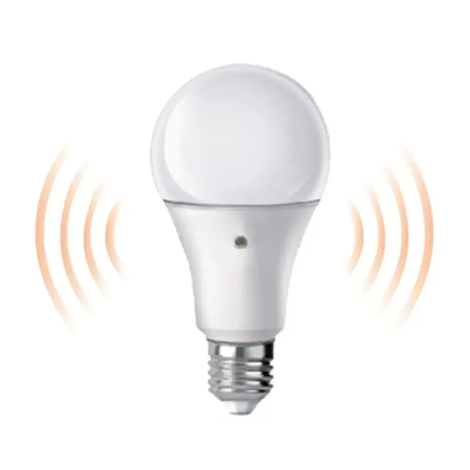 immagine del prodotto lampadina led con sensore crepuscolare e27 9 watt bianco caldo