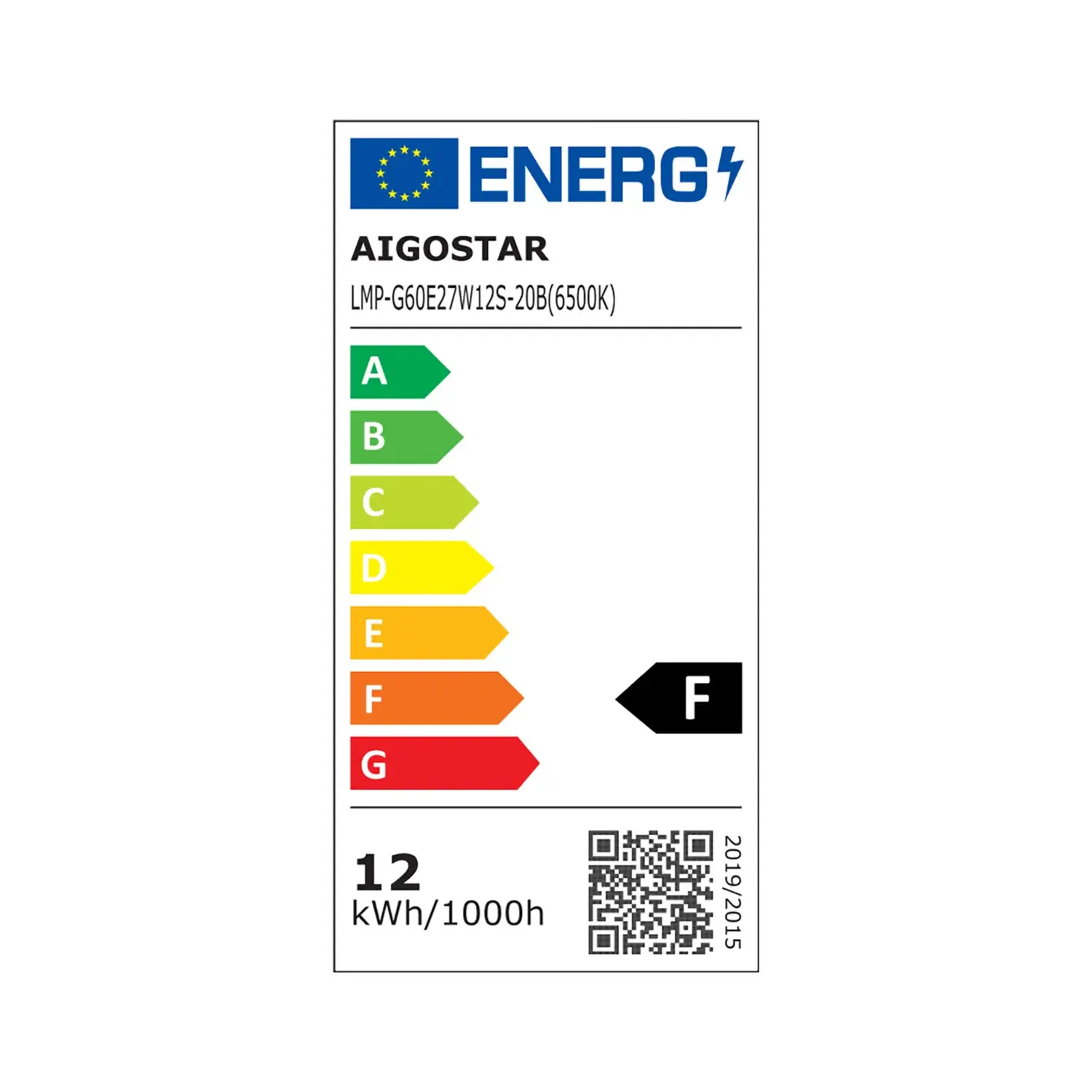 immagine lampadina led sensore di movimento infrarossi e27 12 watt bianco freddo