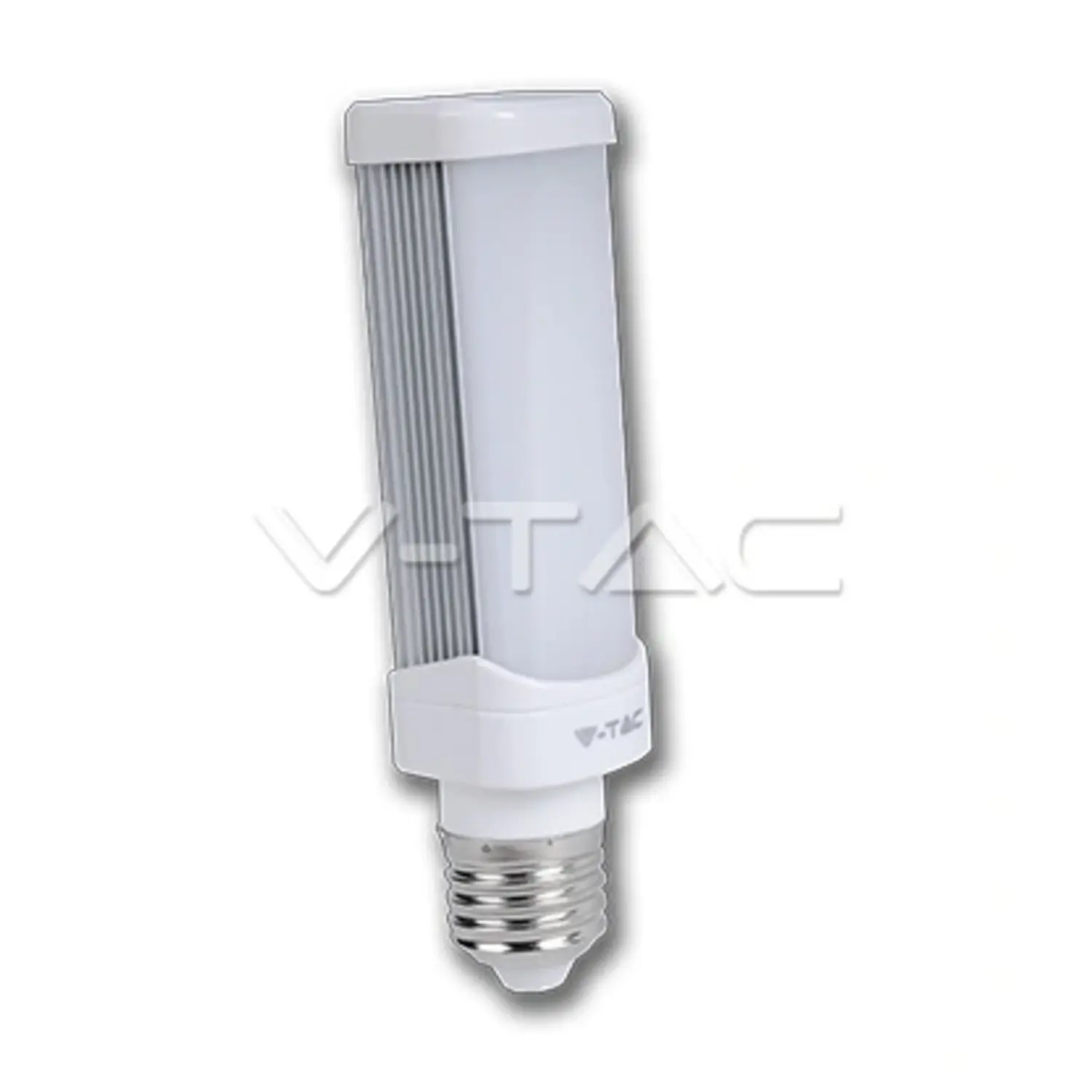 immagine lampadina led pl E27 CE bianco freddo 6 watt 220-240 volt 20000 ore 120° tec 621139