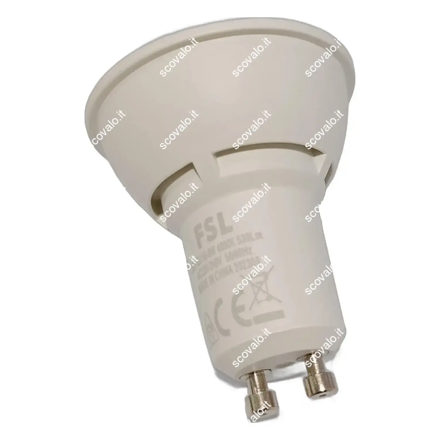 immagine lampadina led faretto spot 230v gu10 6 watt bianco naturale