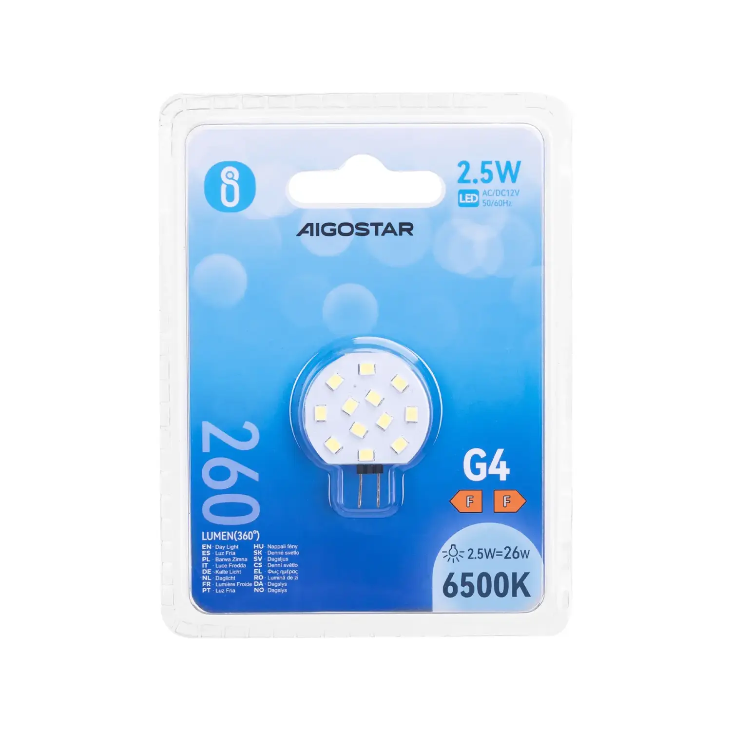 immagine Lampadina led g4 2,50 watt bianco freddo