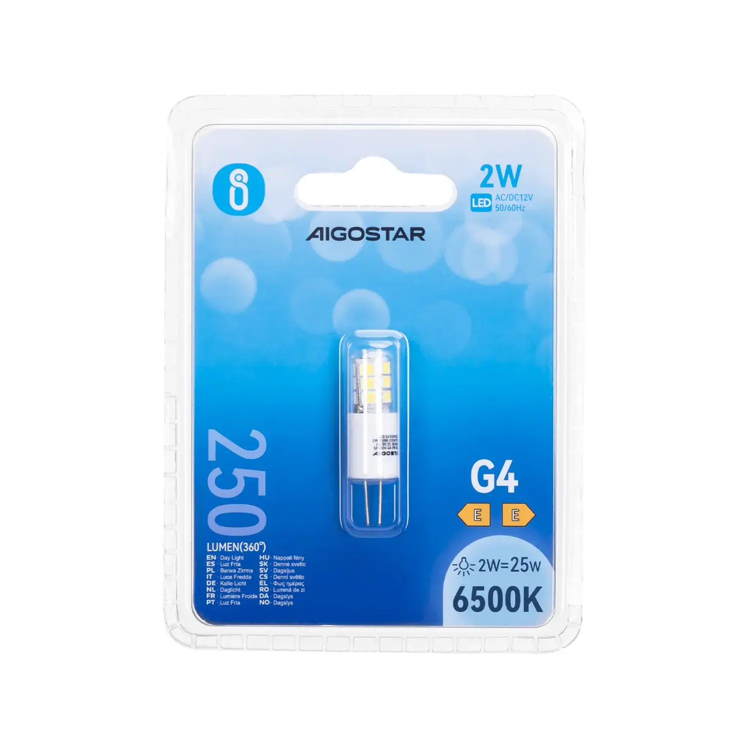 immagine Lampadina led g4 2 watt bianco freddo