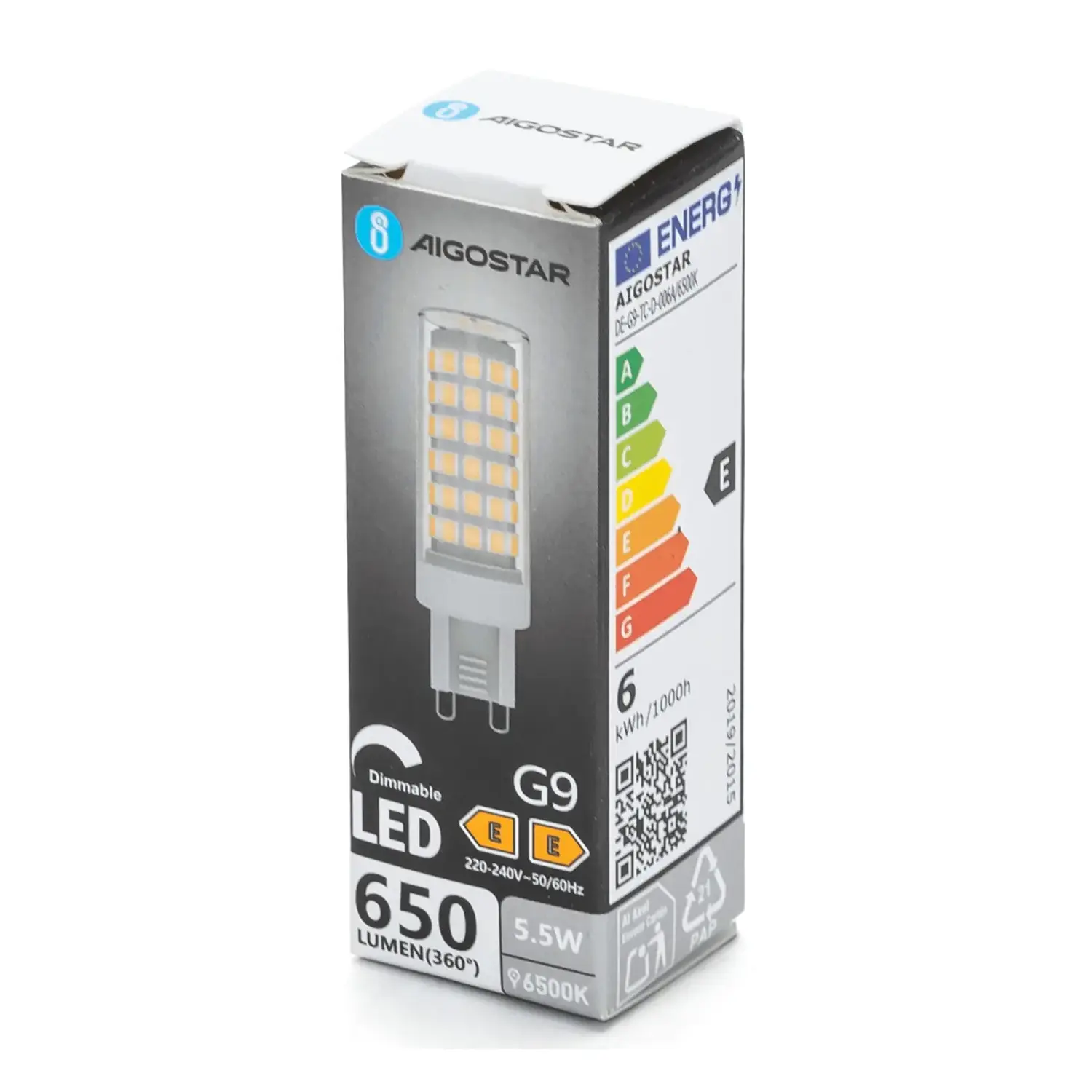 immagine Lampadina led dimmerabile g9 5,50 watt bianco freddo