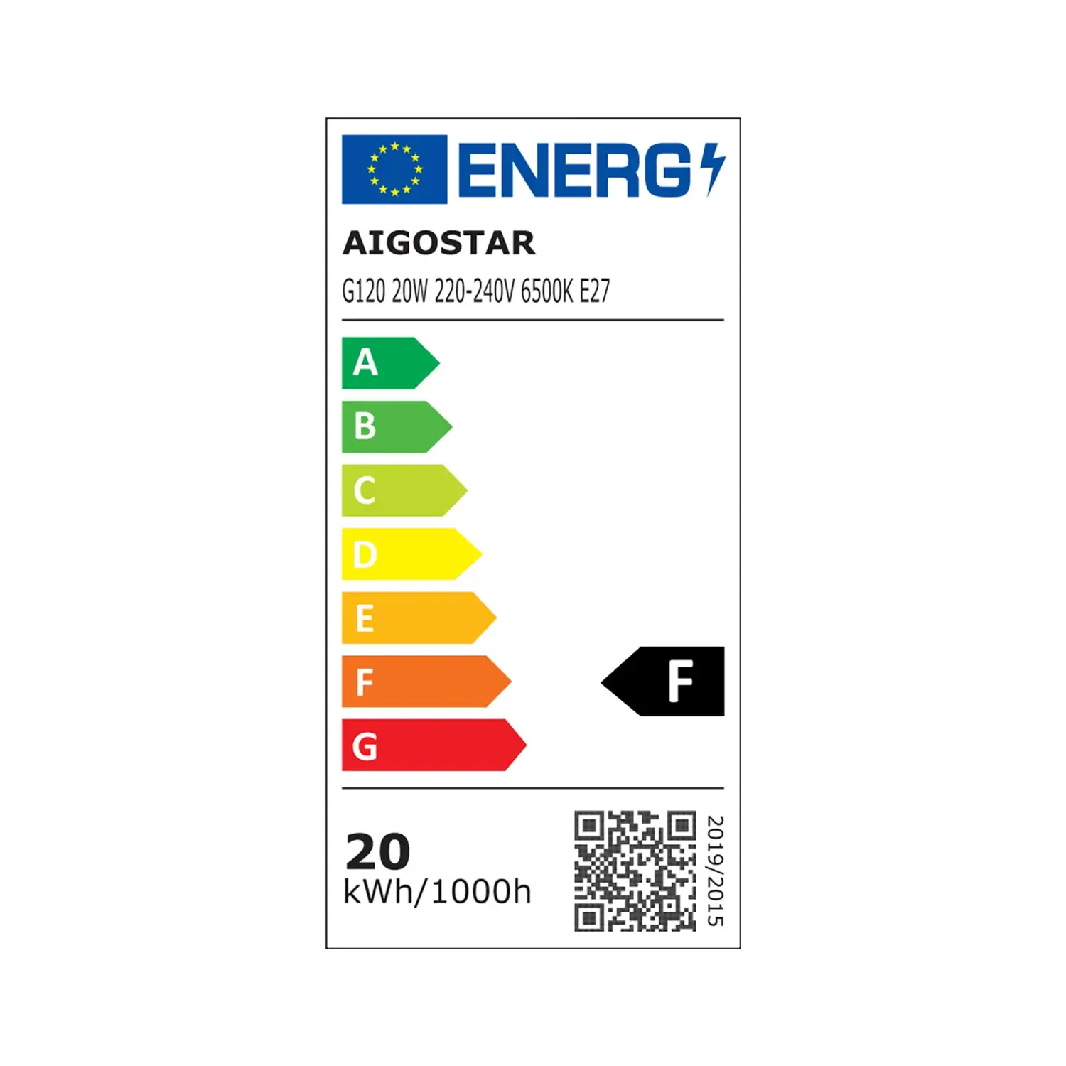 immagine lampadina led globo lampadario A120 e27 20 watt bianco freddo