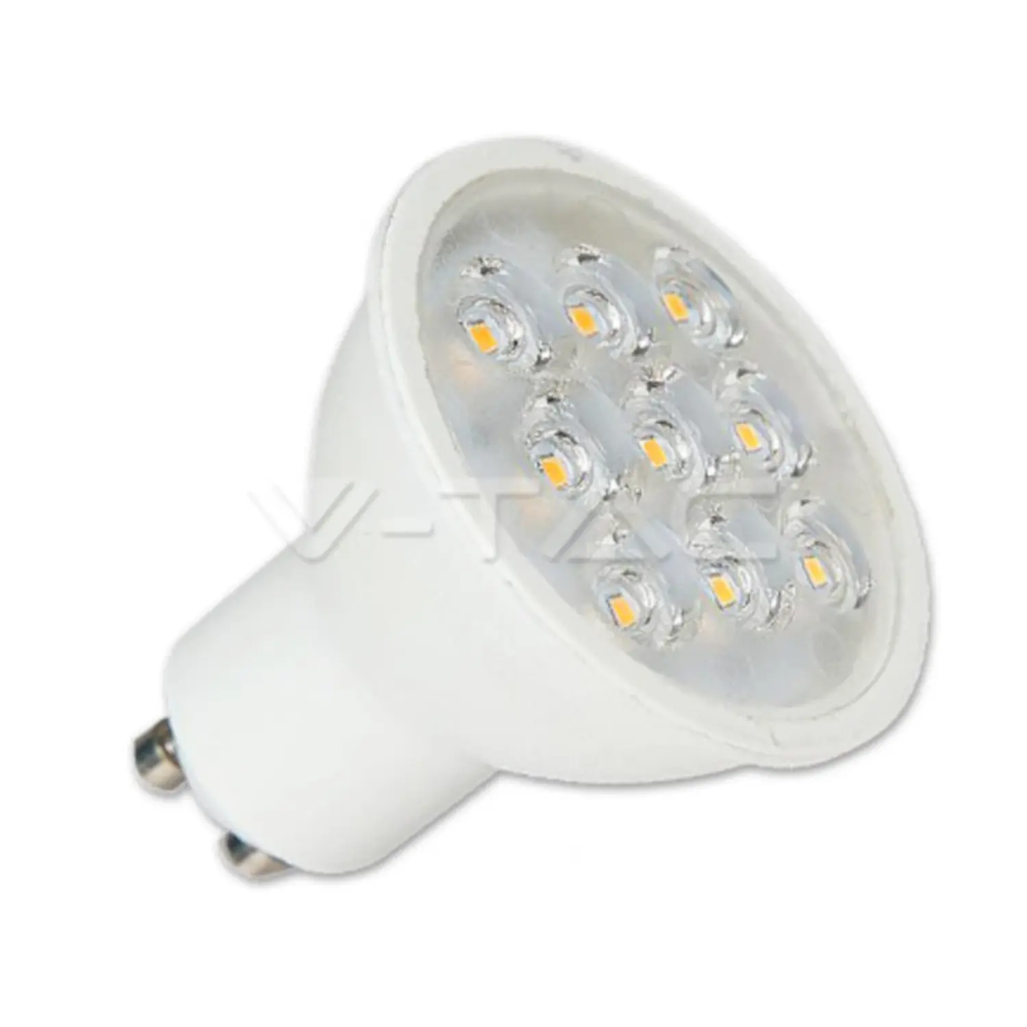 immagine lampadina led gu10 3 watt bianco caldo