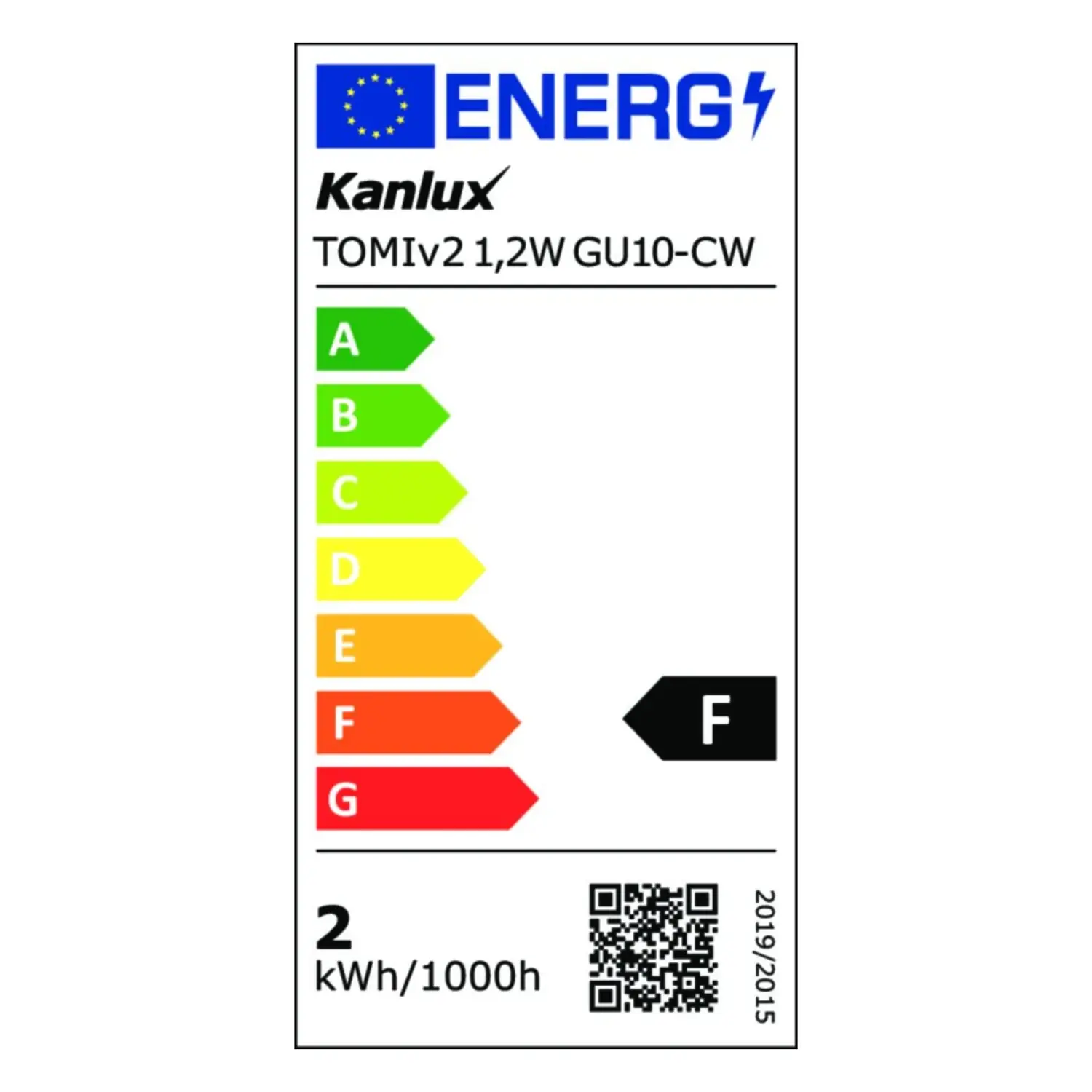 immagine lampadina led lampada tomi faretti gu10 1,20 watt bianco freddo