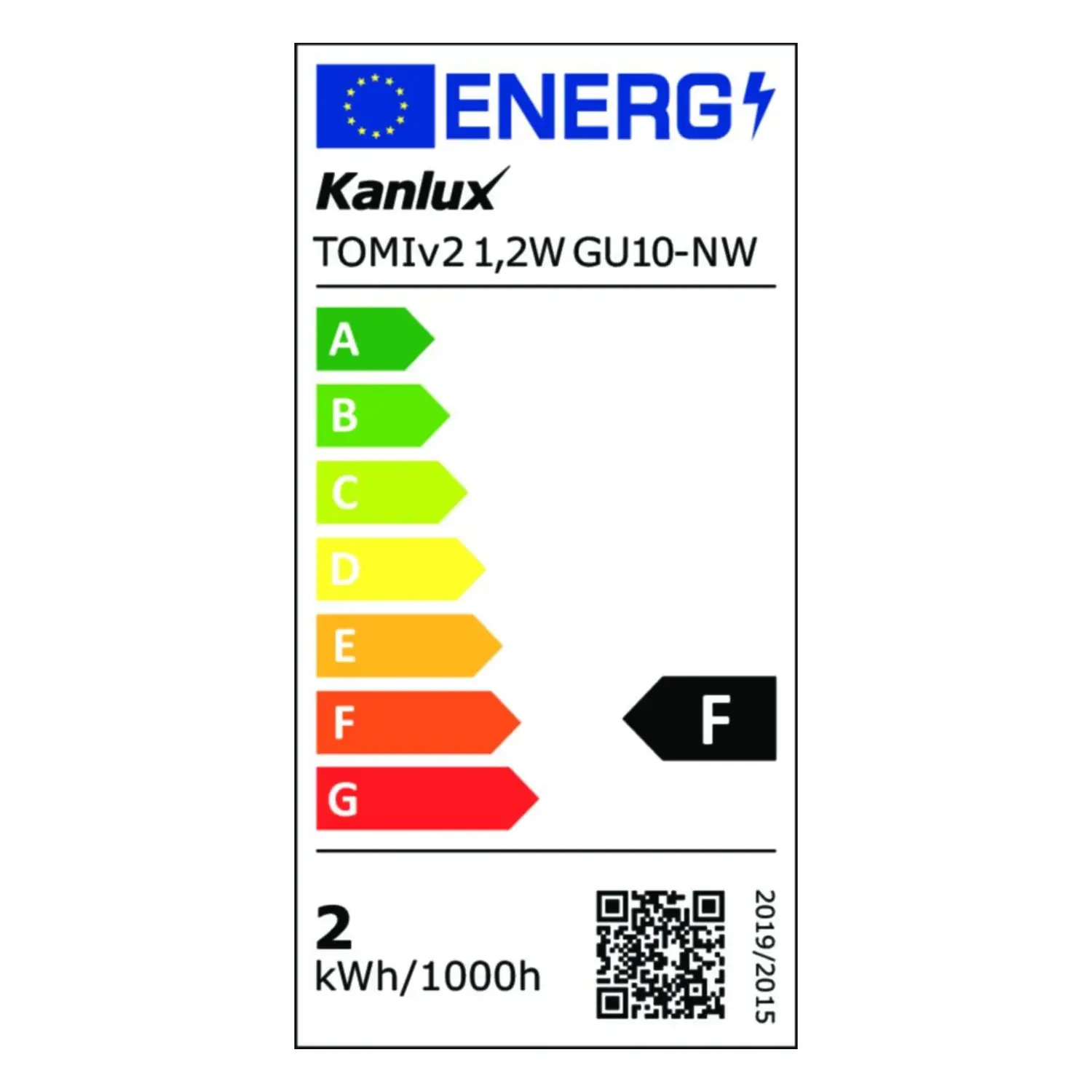 immagine lampadina led lampada tomi faretti gu10 1,20 watt bianco naturale