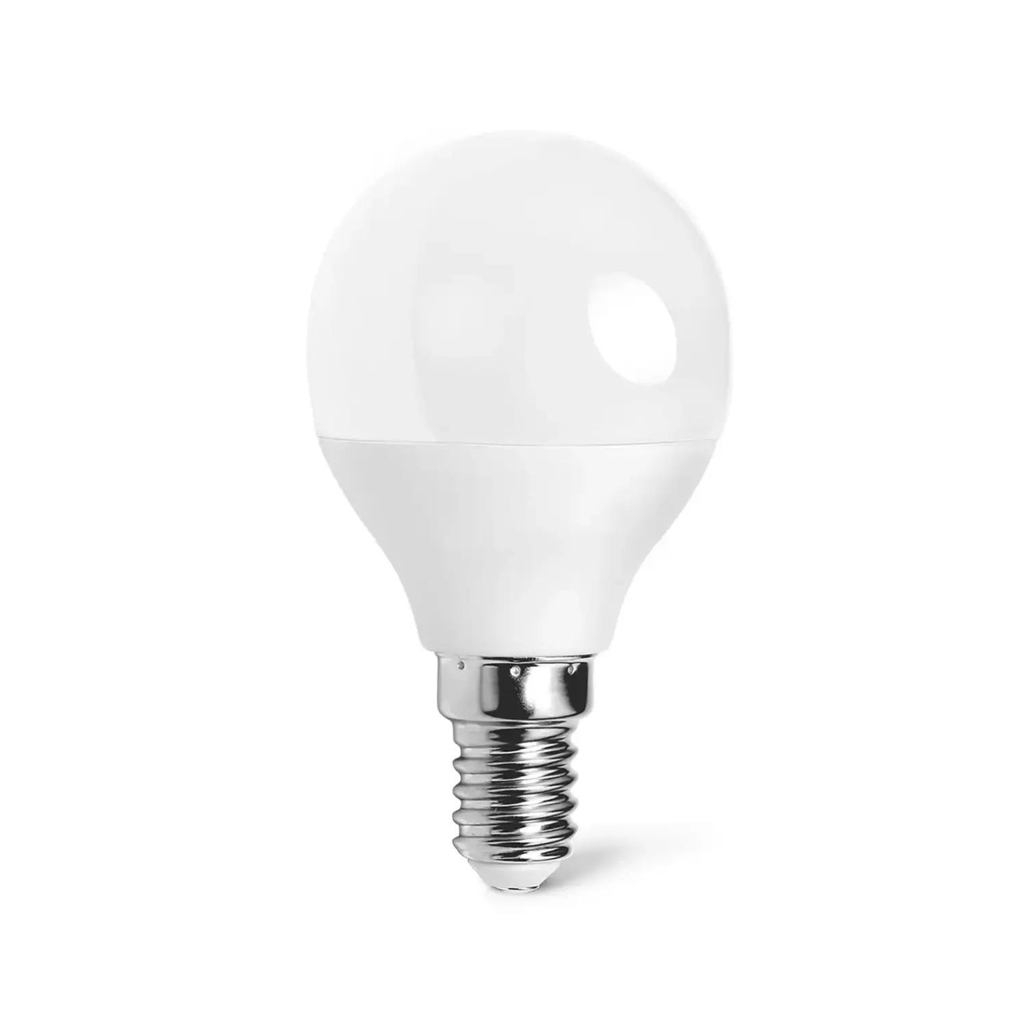 immagine del prodotto lampadina led globetto lampadario abatjour e14 6 watt bianco freddo