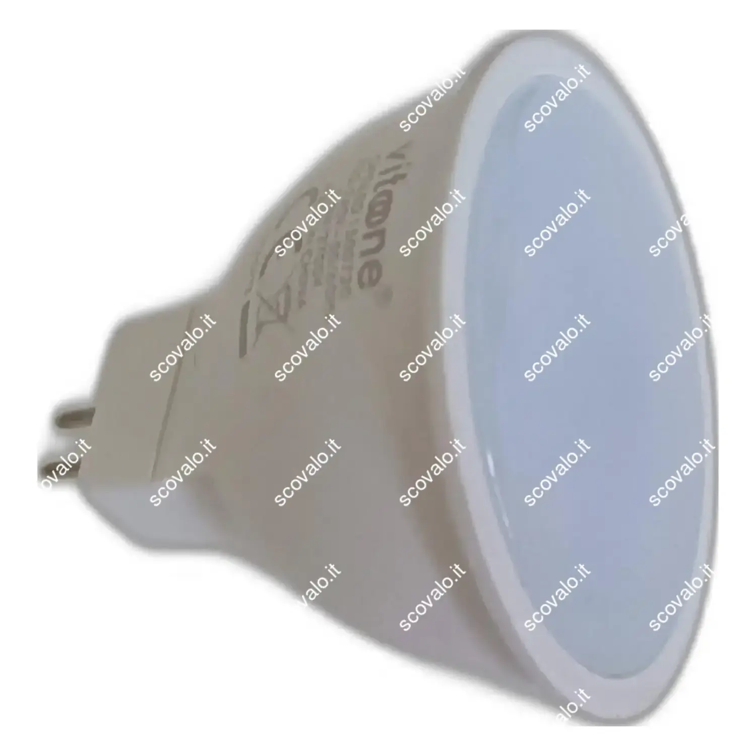 immagine lampadina led spot mr16 gu5.3 2700k 230volt gx5,3 3,5 watt bianco caldo