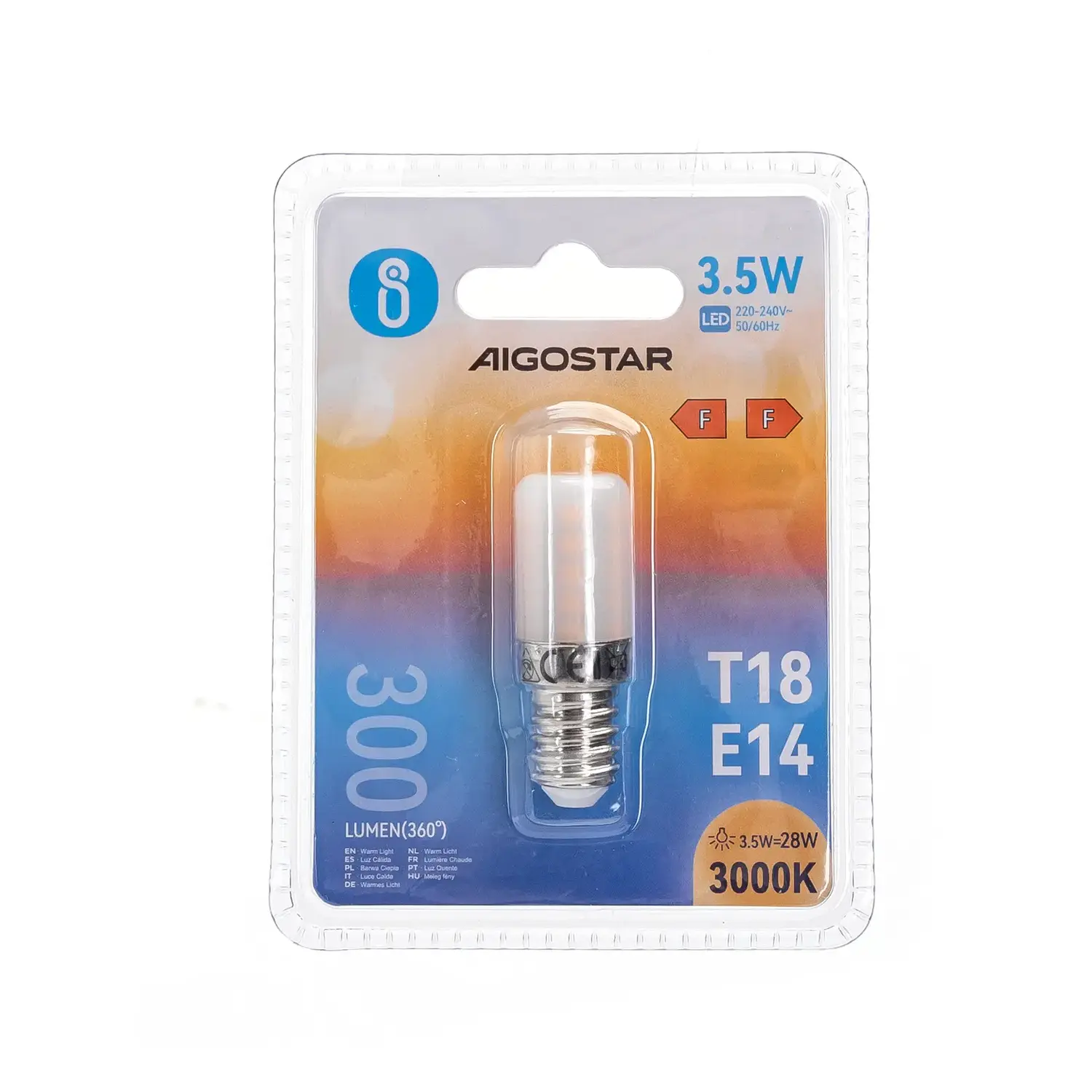 immagine Lampadina led per frigorifero T18 E14 3,5W