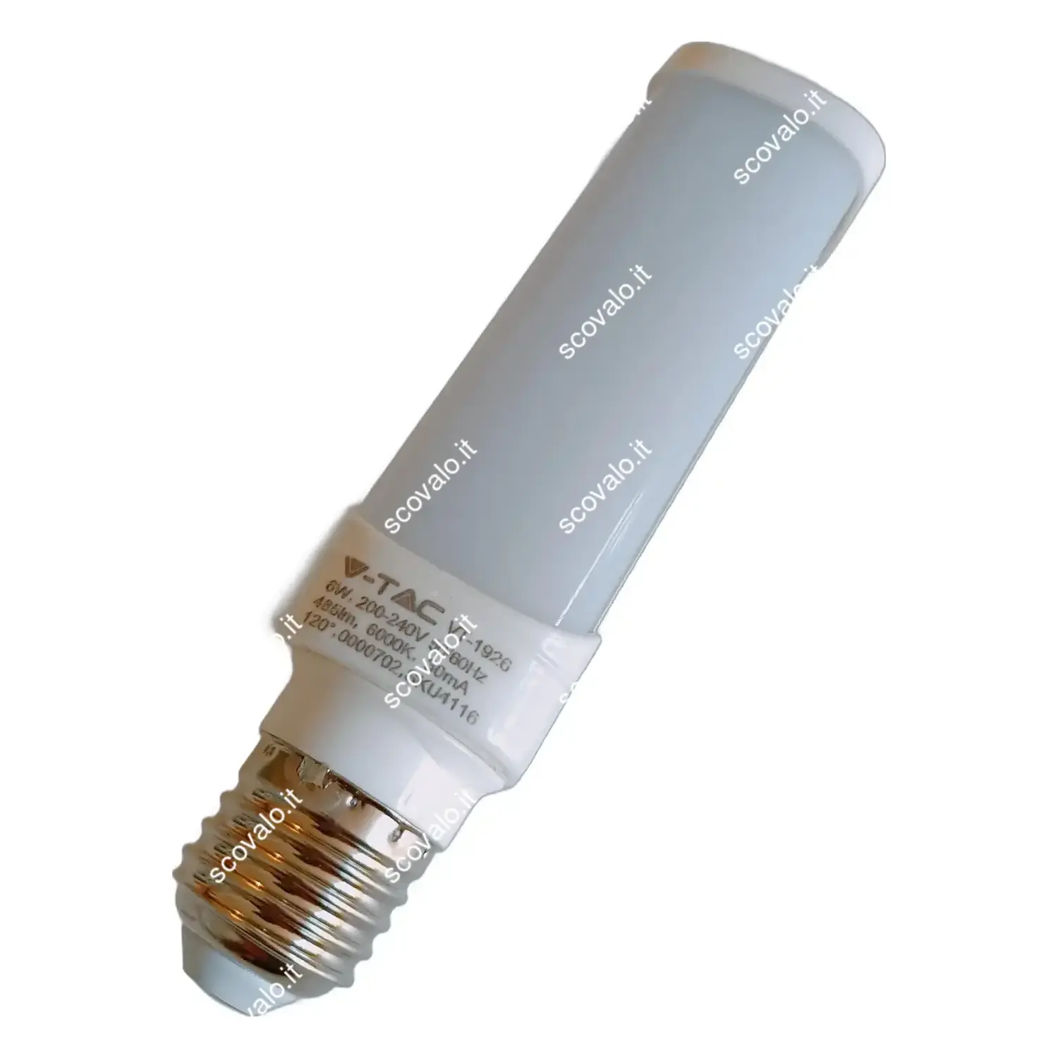 immagine lampadina led pl e27 6 watt bianco freddo