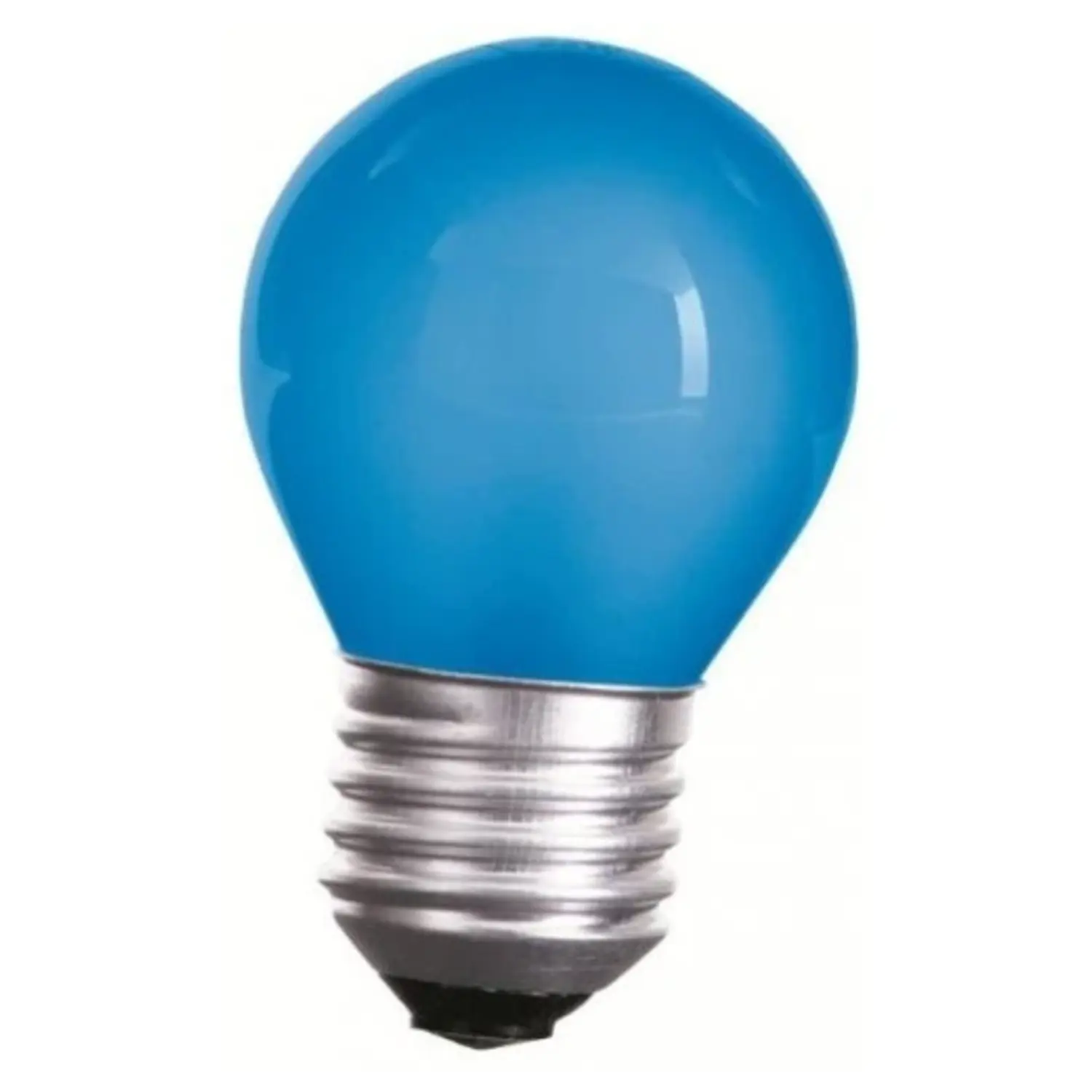 immagine lampadina led mini globo per catena luminosa led 230v e27 1 watt blu