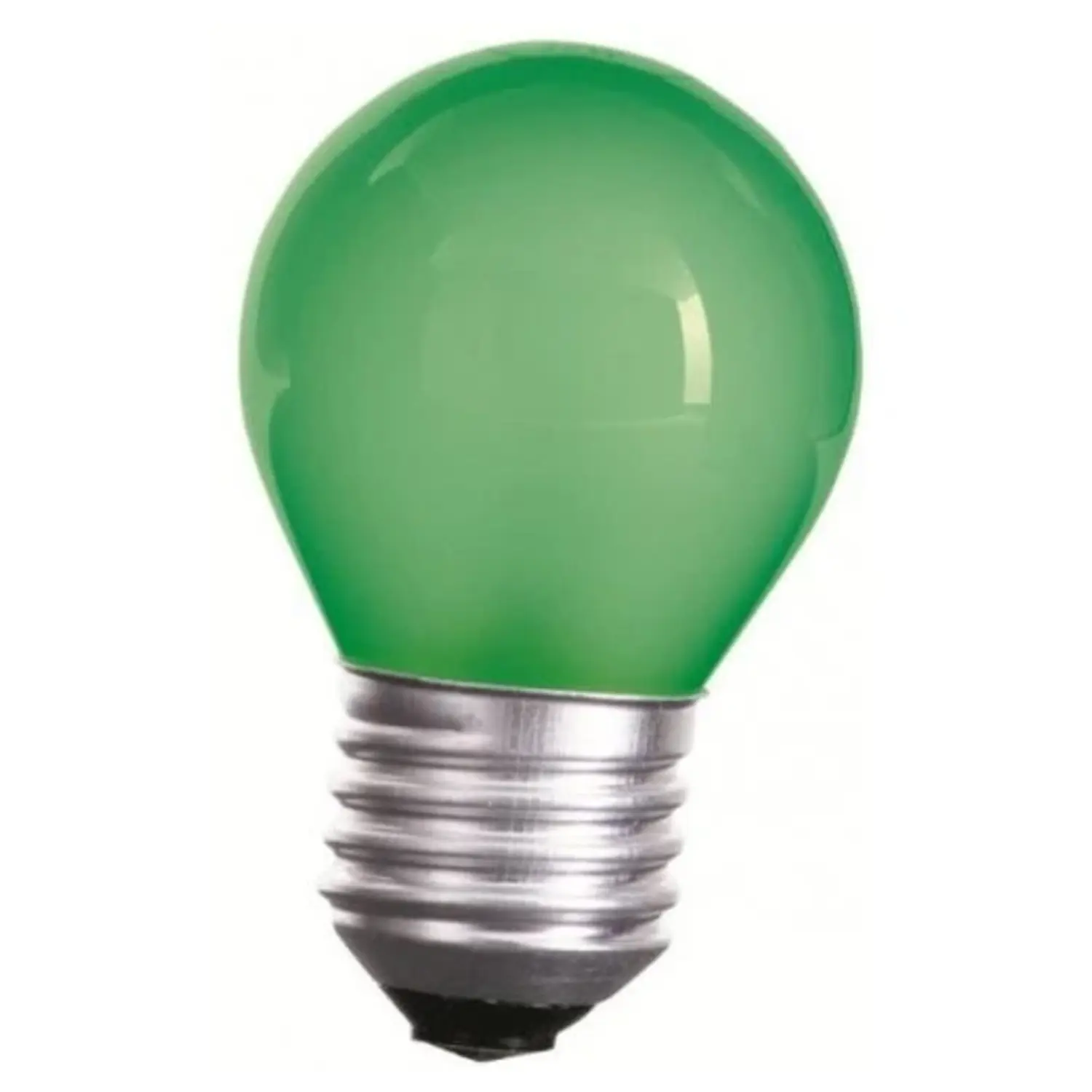 immagine lampadina led mini globo per catena luminosa led 230v e27 1 watt luce verde