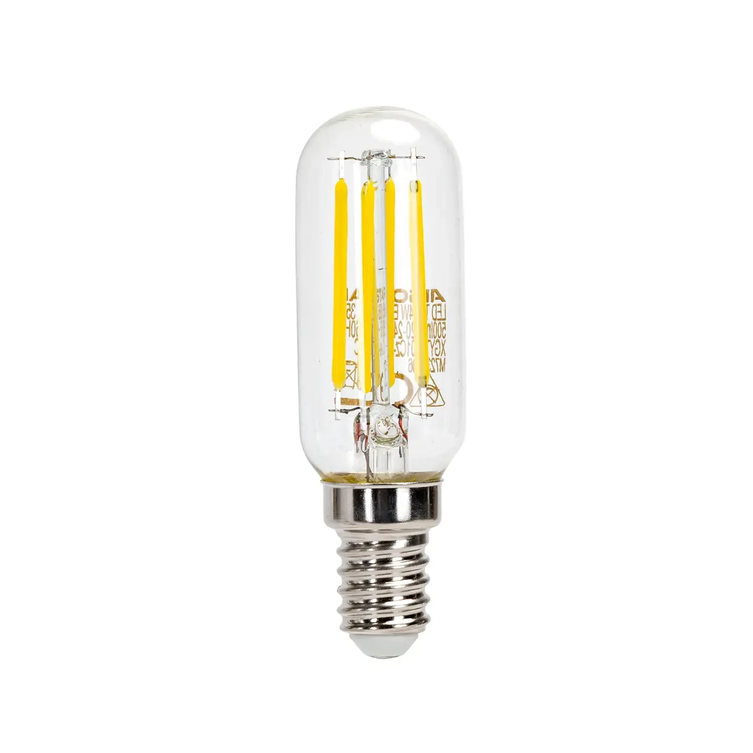 immagine lampadina per cappa a led T25 lampada e14 4 watt bianco caldo