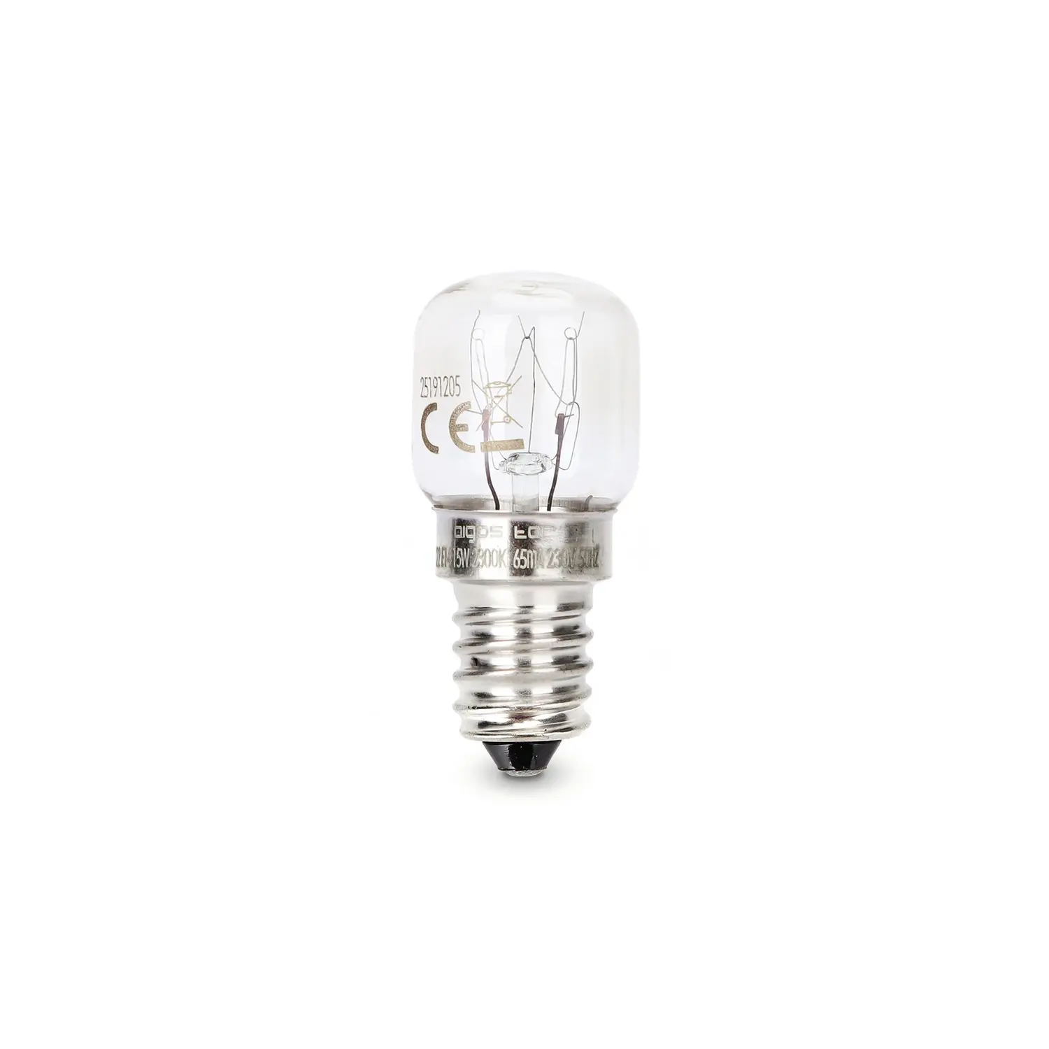immagine del prodotto lampadina da forno T22 250° e14 15 watt bianco caldo