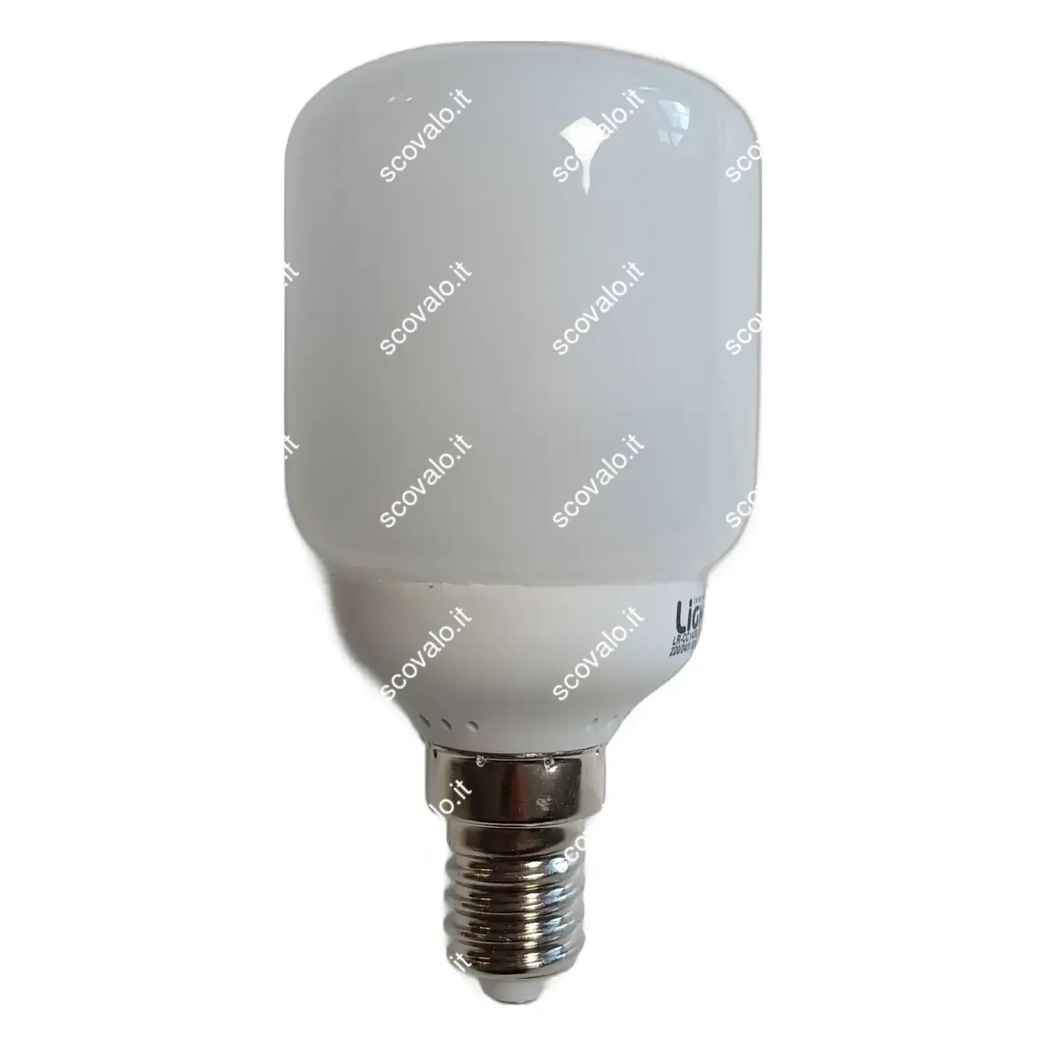 immagine lampadina risparmio energetico fluorescente e14 9 watt bianco caldo