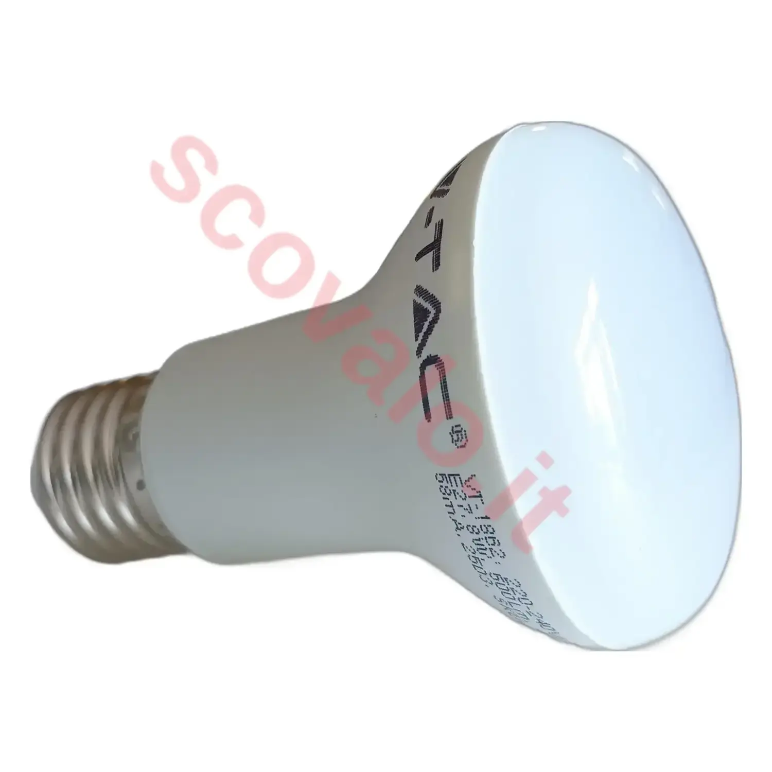 immagine del prodotto lampadina spot led r63 120° e27 8 watt bianco naturale