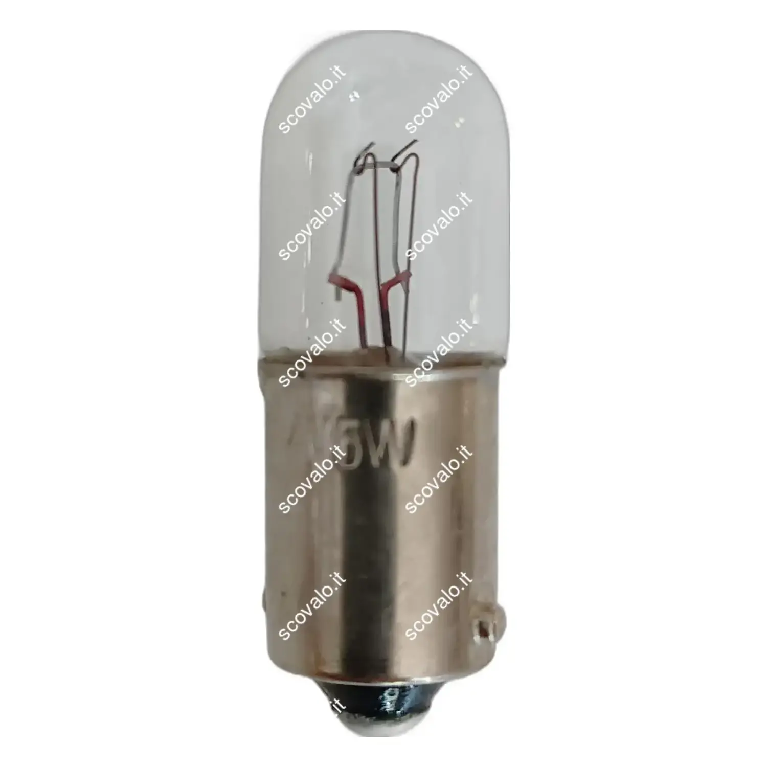 immagine lampadina tubolare baionetta T10x28 ba9s 5 watt 24 volt