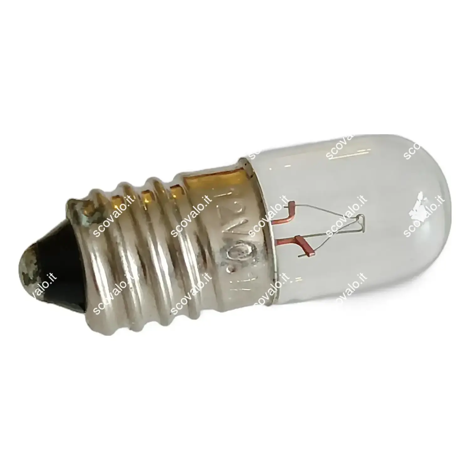 immagine lampadina tubolare modellismo presepe natale e10 1,20 watt 12 volt