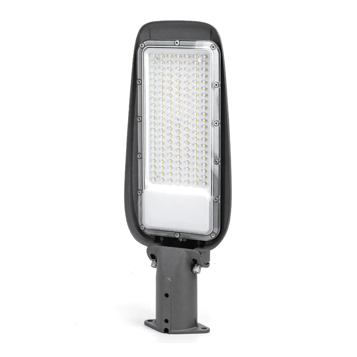 immagine del prodotto Lampione led dob slim proiettore stradale palo 100 watt bianco freddo nero