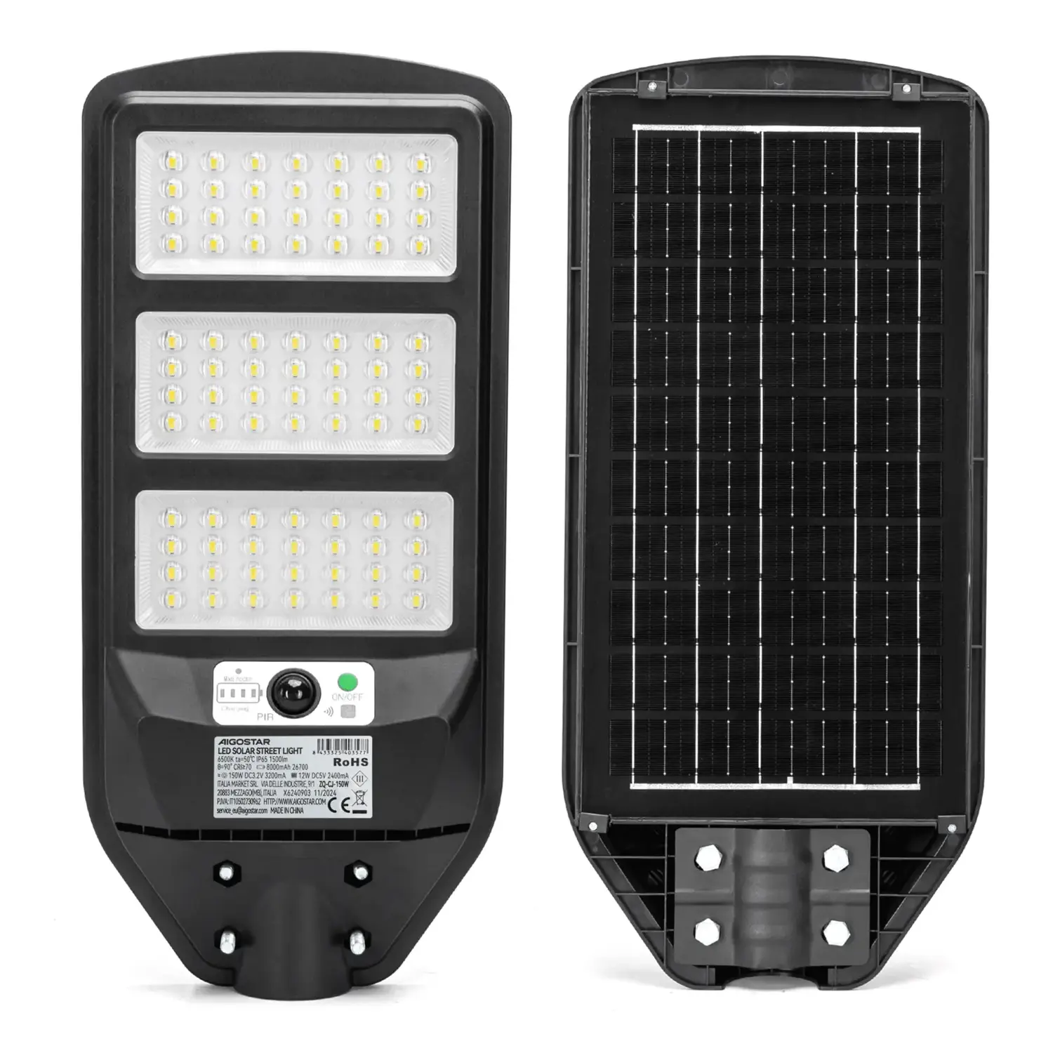 immagine Lampione solare 150W 6500K serie 02
