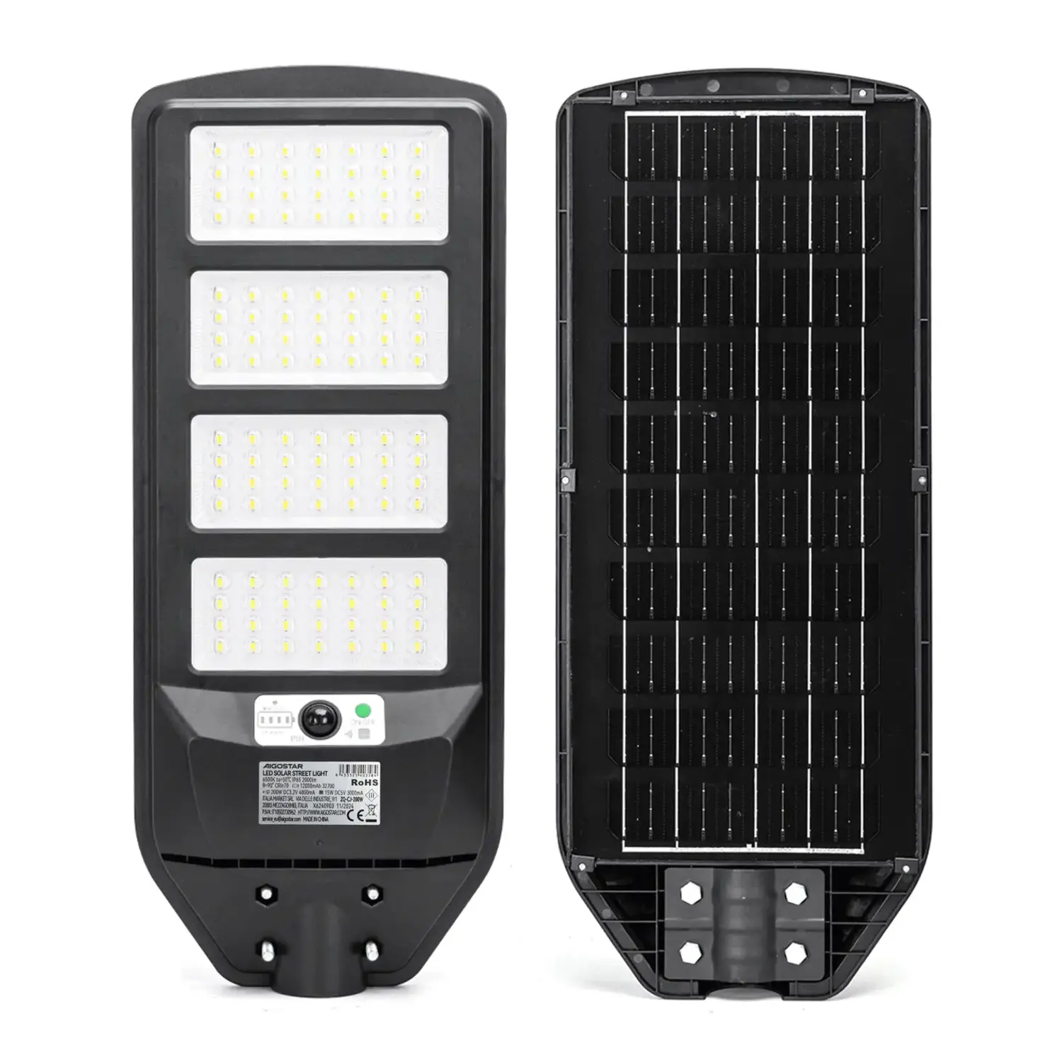 immagine Lampione solare 200W 6500K serie 02