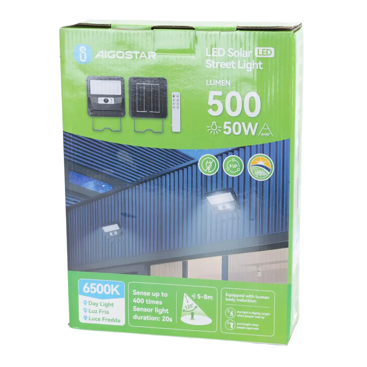 immagine Lampione solare 50W 6500K serie 02